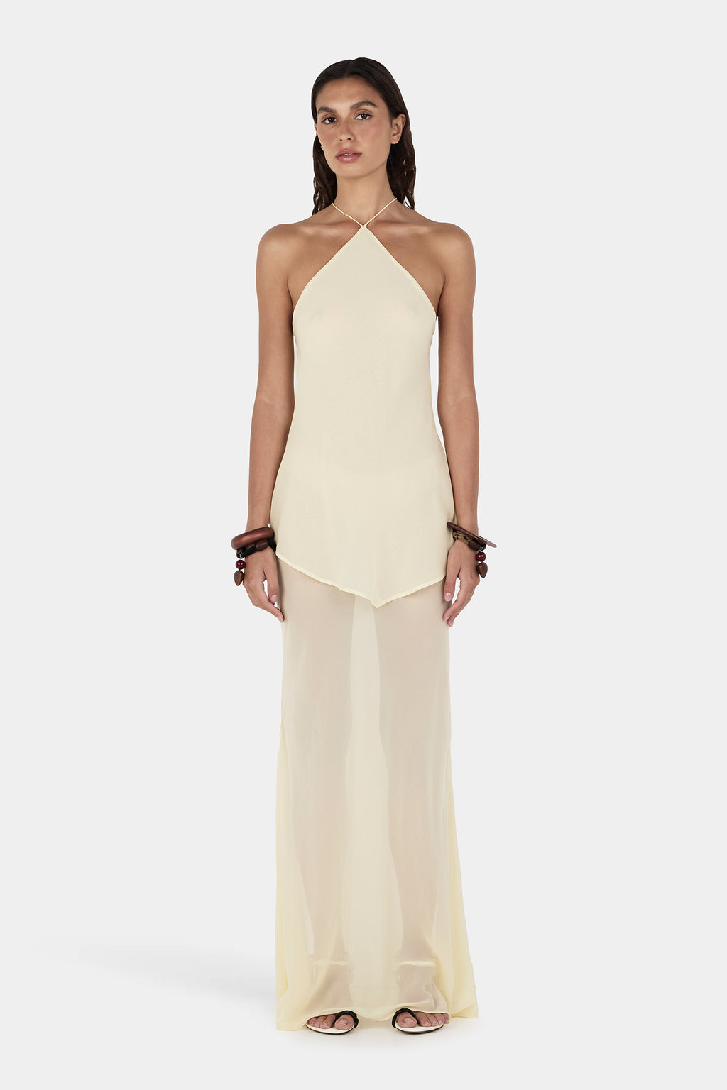 Amaris Dress Butter | Women Maxi Dress