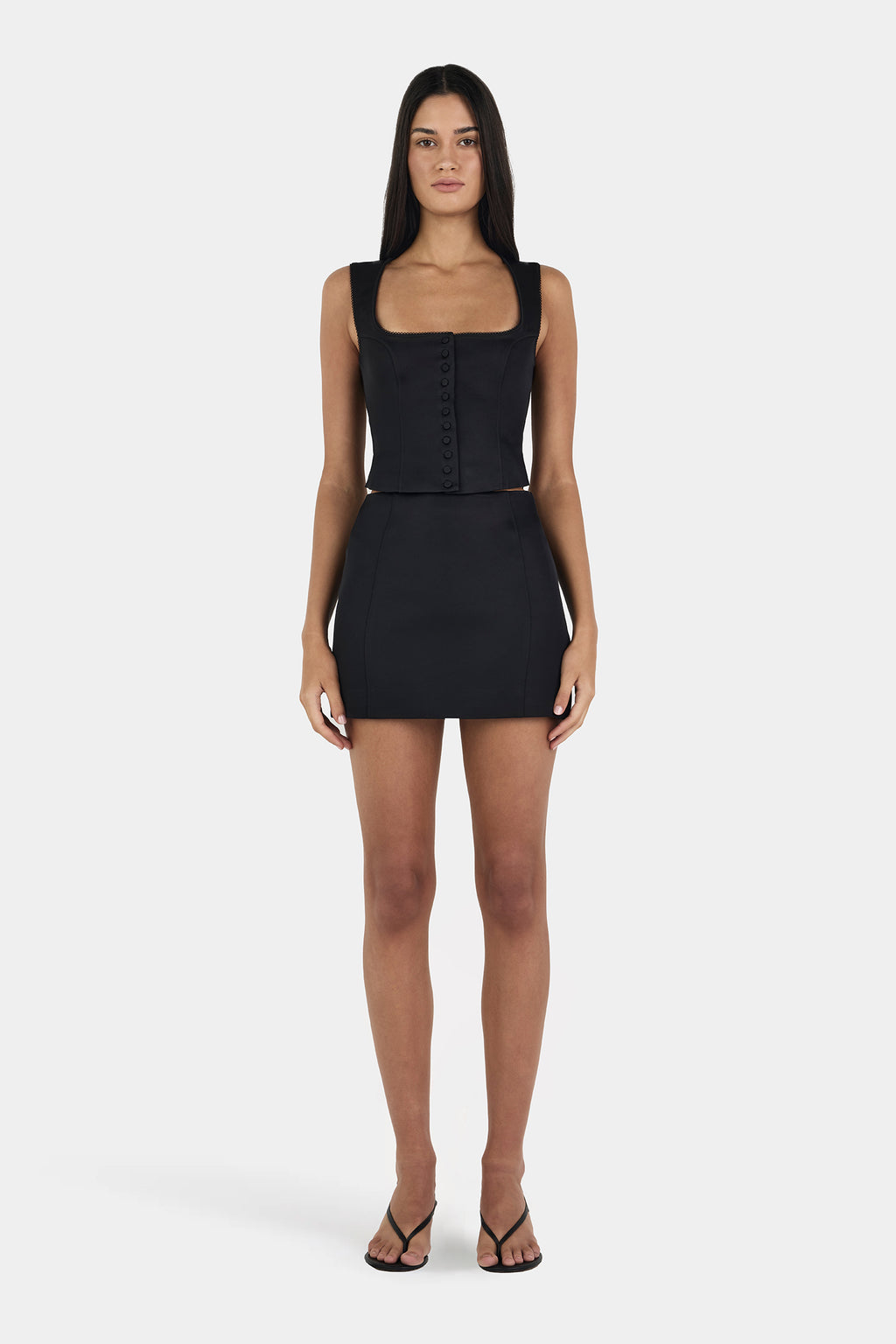Cynthia Mini Skirt Black – Hansen & Gretel