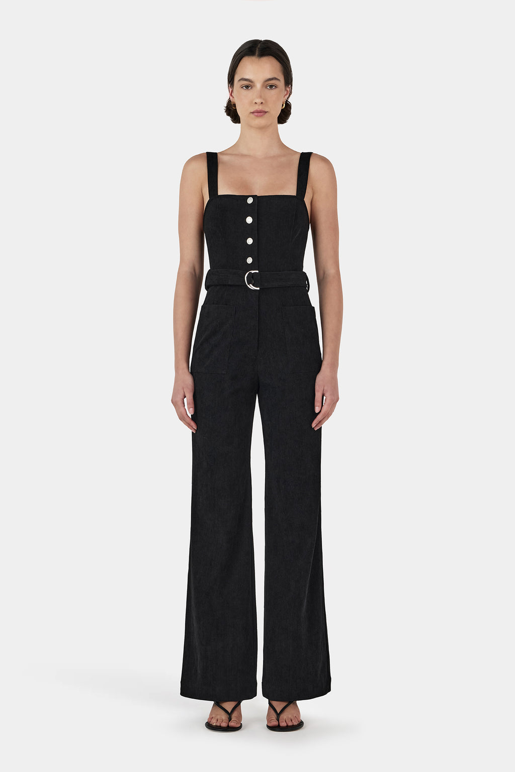 【OJOS】20FW★ Corduroy Jumpsuits Ziggy Corduroy Jumpsuit Black – Hansen & Gretel