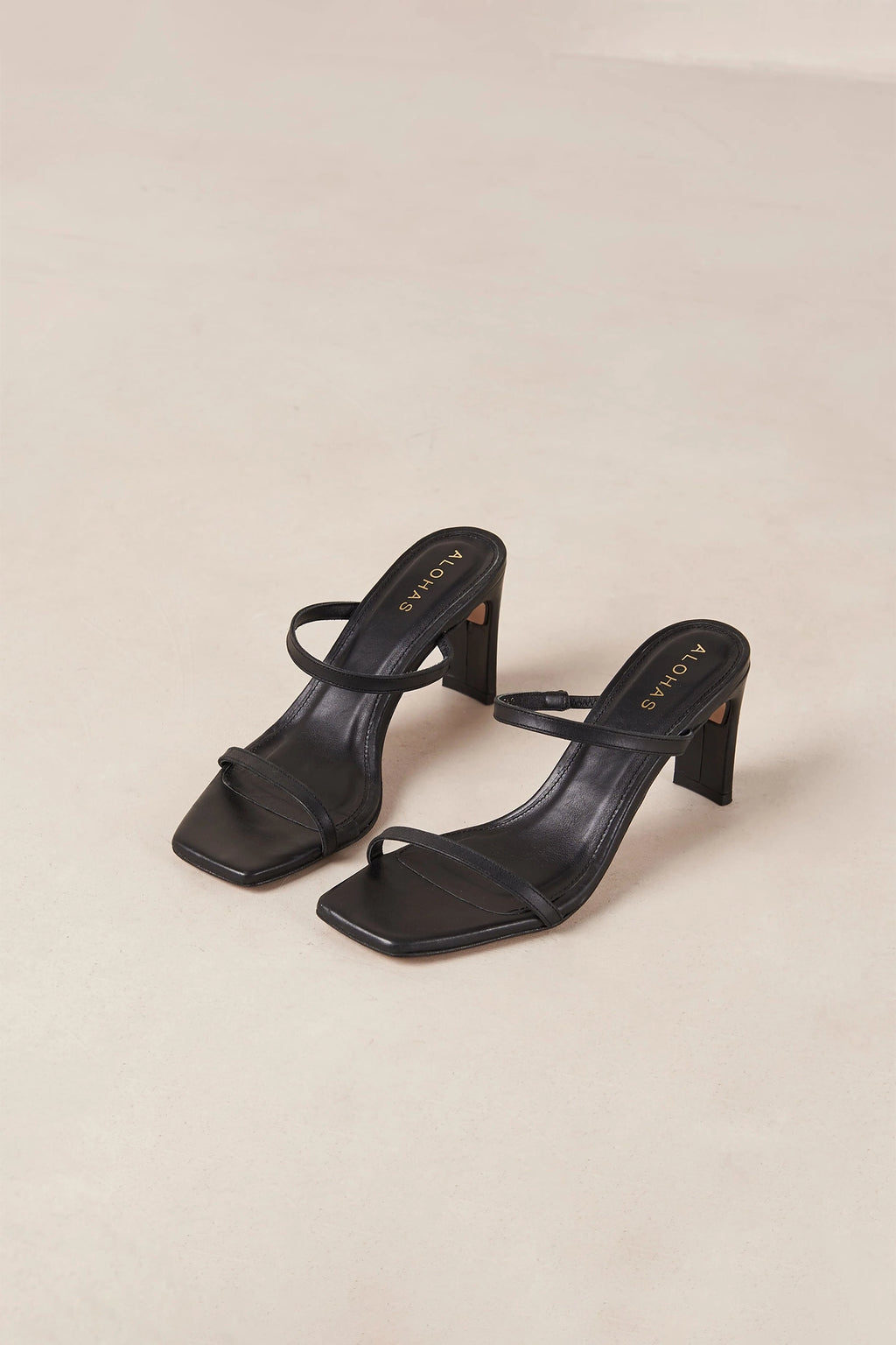 Alohas Cannes Heel Black