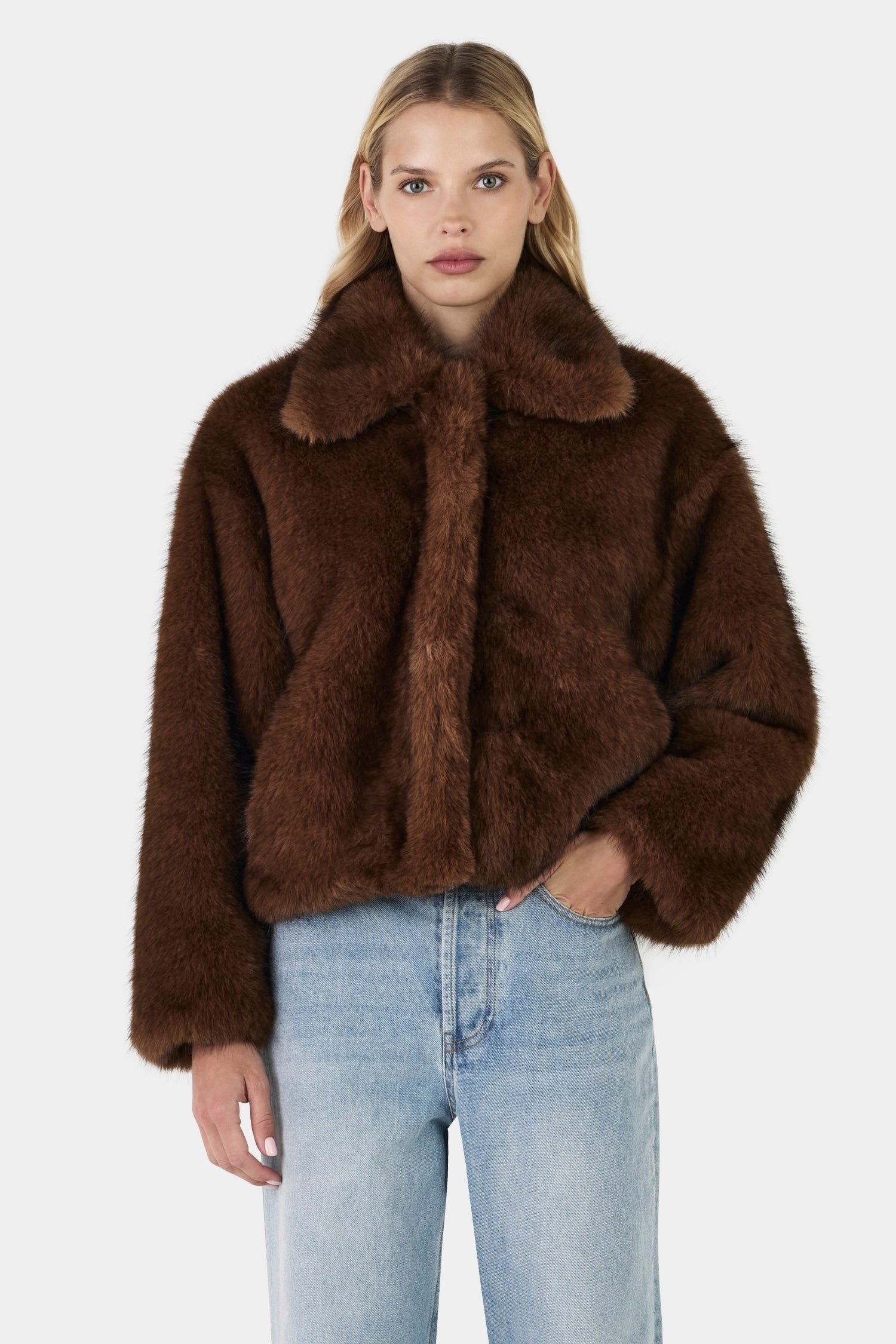 Faux Fur Collar Sean John Fur Coats Topshop Faux Fur Boxy Shawl
