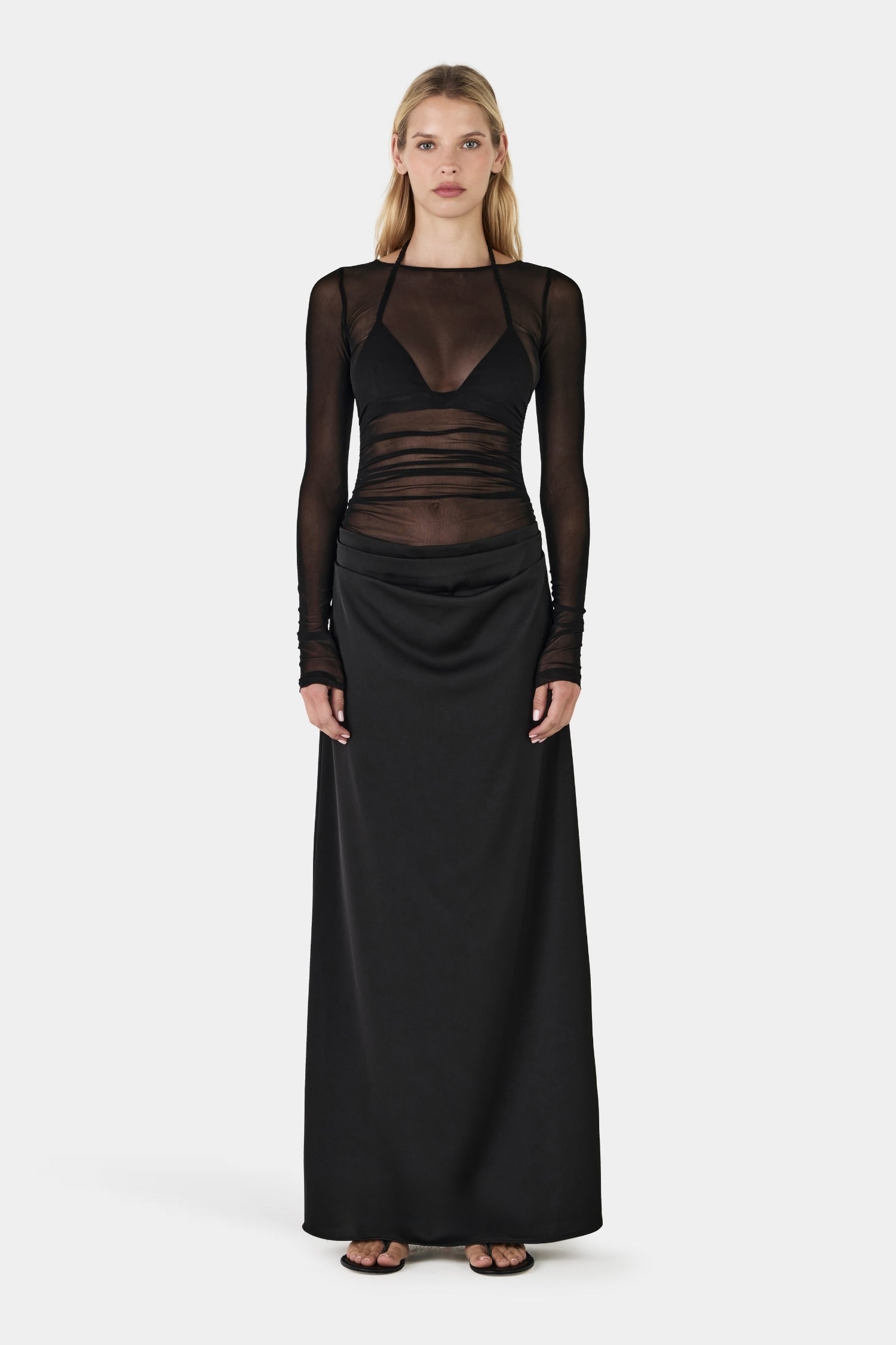 Amy Maxi Dress Black Hansen & Gretel Amy Maxi Dress Black Hansen & Gretel