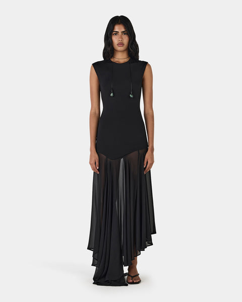 Alice Maxi Dress Black – Hansen & Gretel