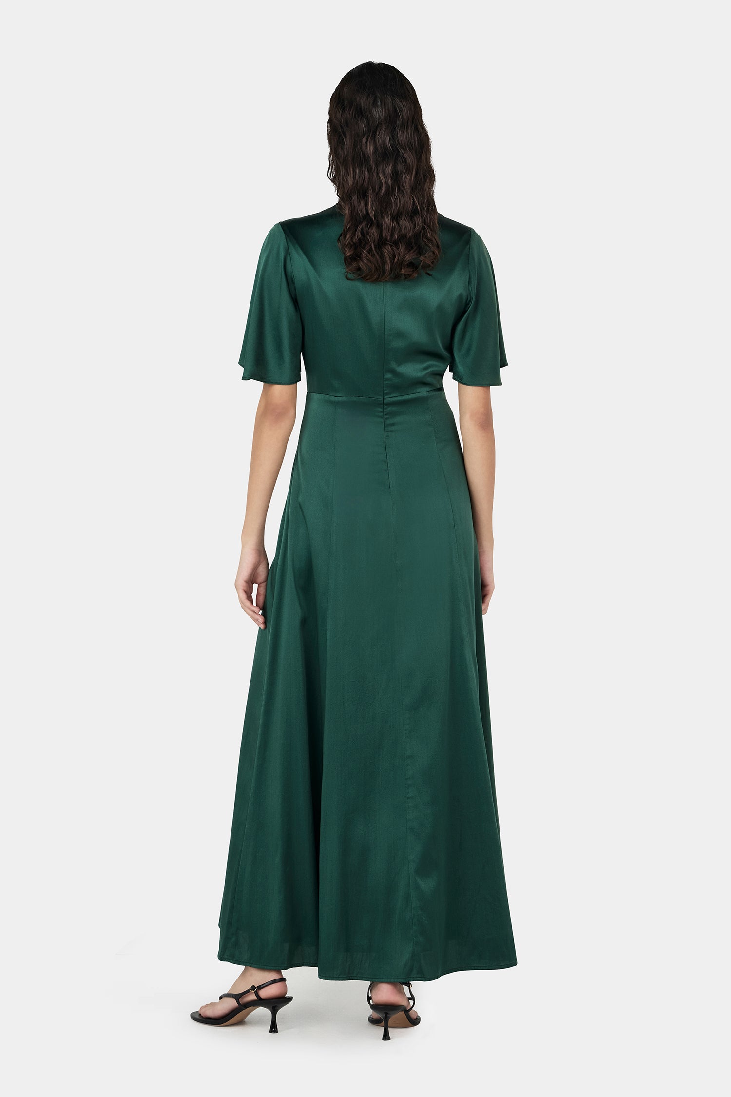 Amber Dress Pine Green-L / PINE GREEN Amber Dress Pine Green-L / PINE GREEN