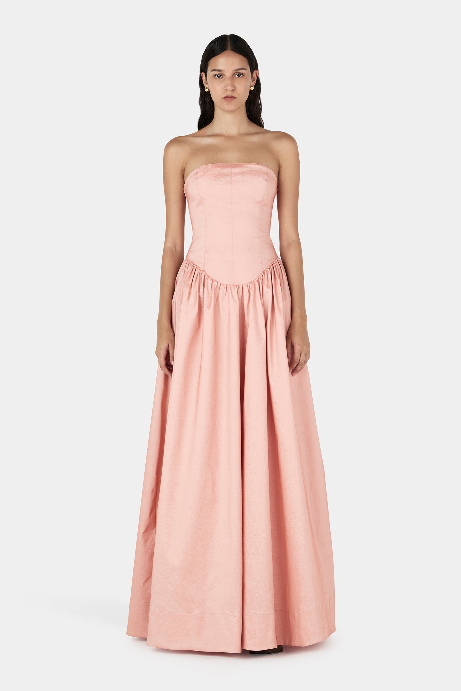 open lace back dress Audrey Gown Rosette-L / ROSETTE