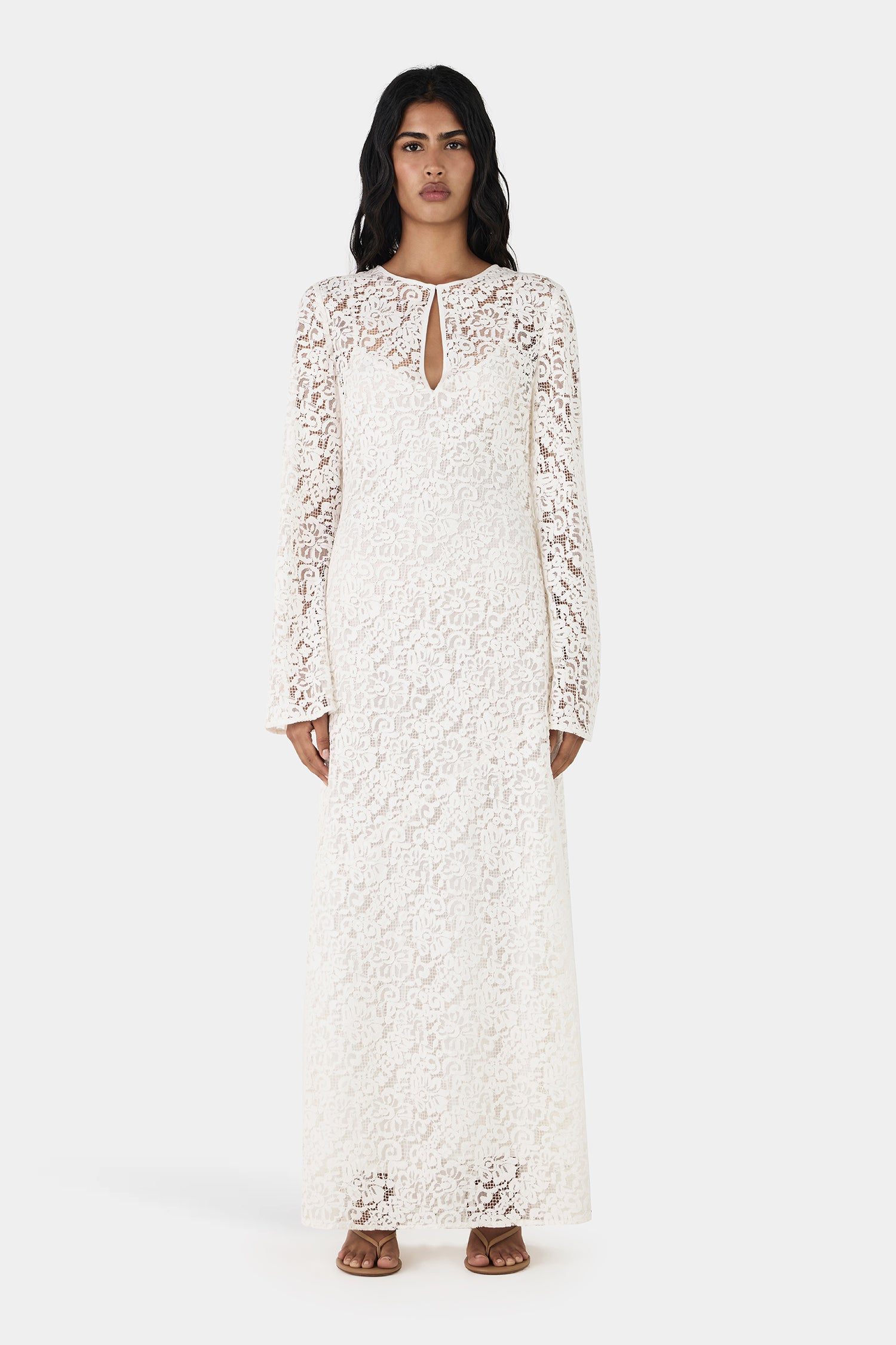Bianca Lace Dress Ivory Lace – Hansen & Gretel