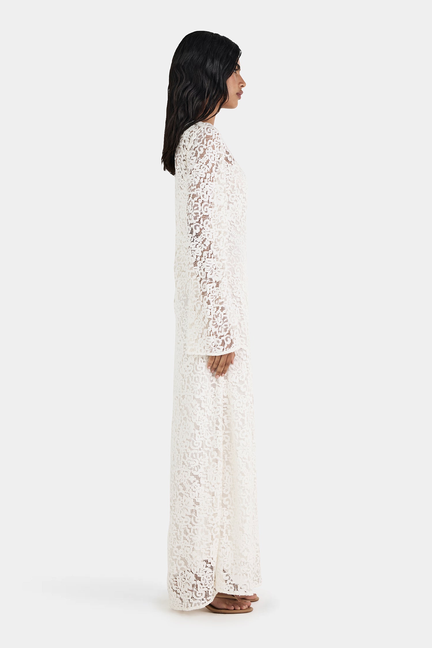Bianca Lace Dress Ivory Lace – Hansen & Gretel