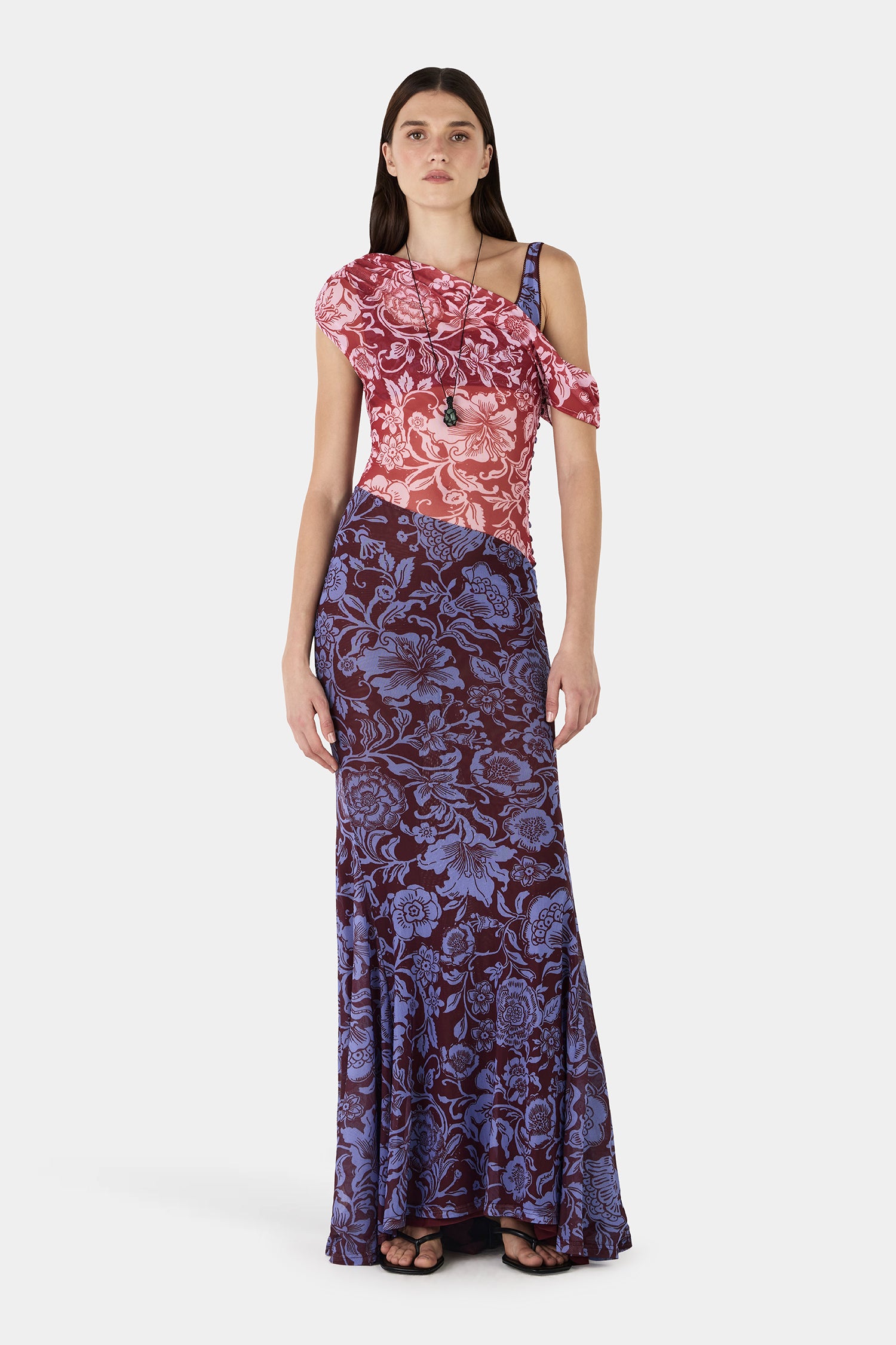 baja maxi dress Camille Maxi Dress Baja Bloom-L / BAJA BLOOM