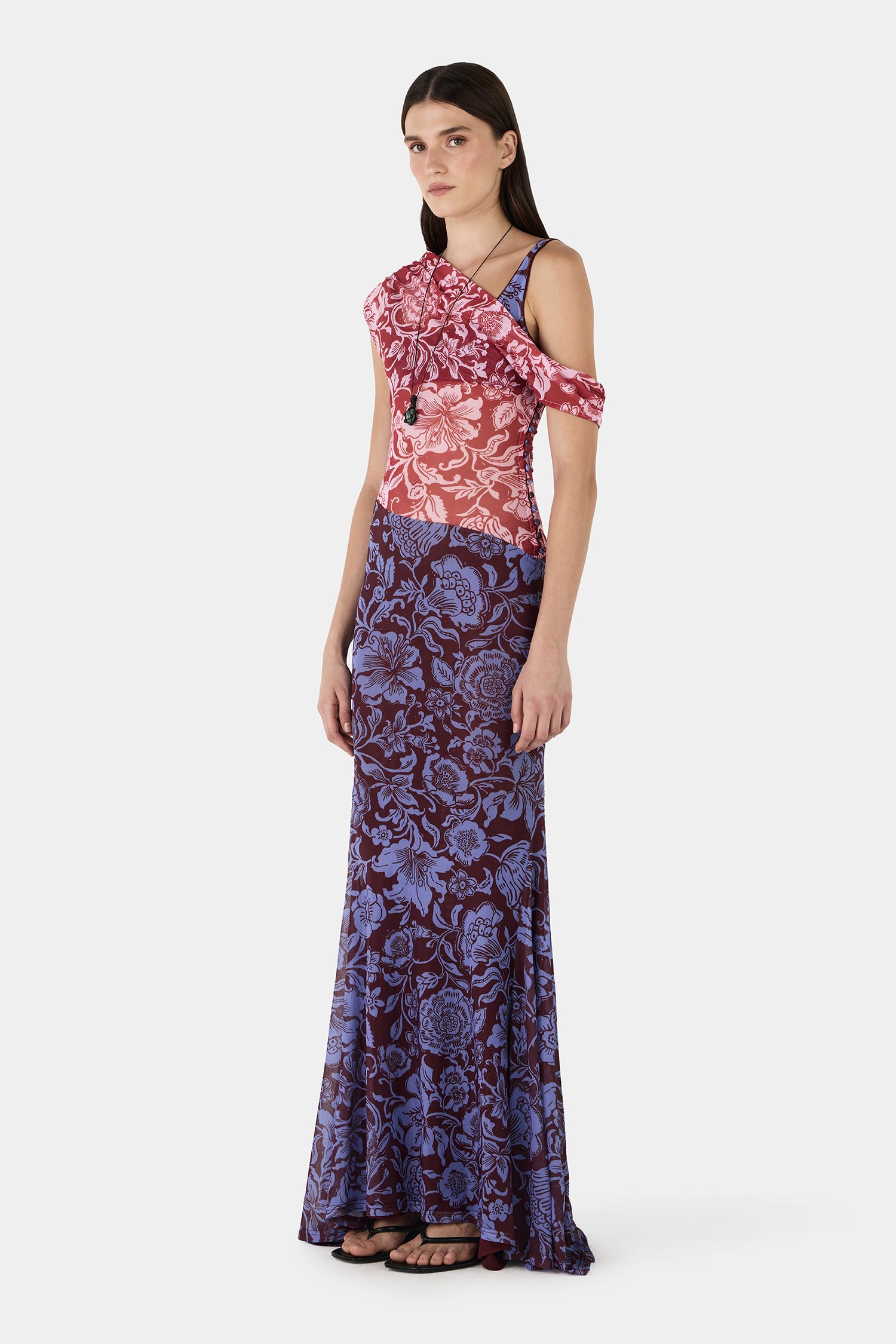 Camille Maxi Dress Baja Bloom – Hansen & Gretel
