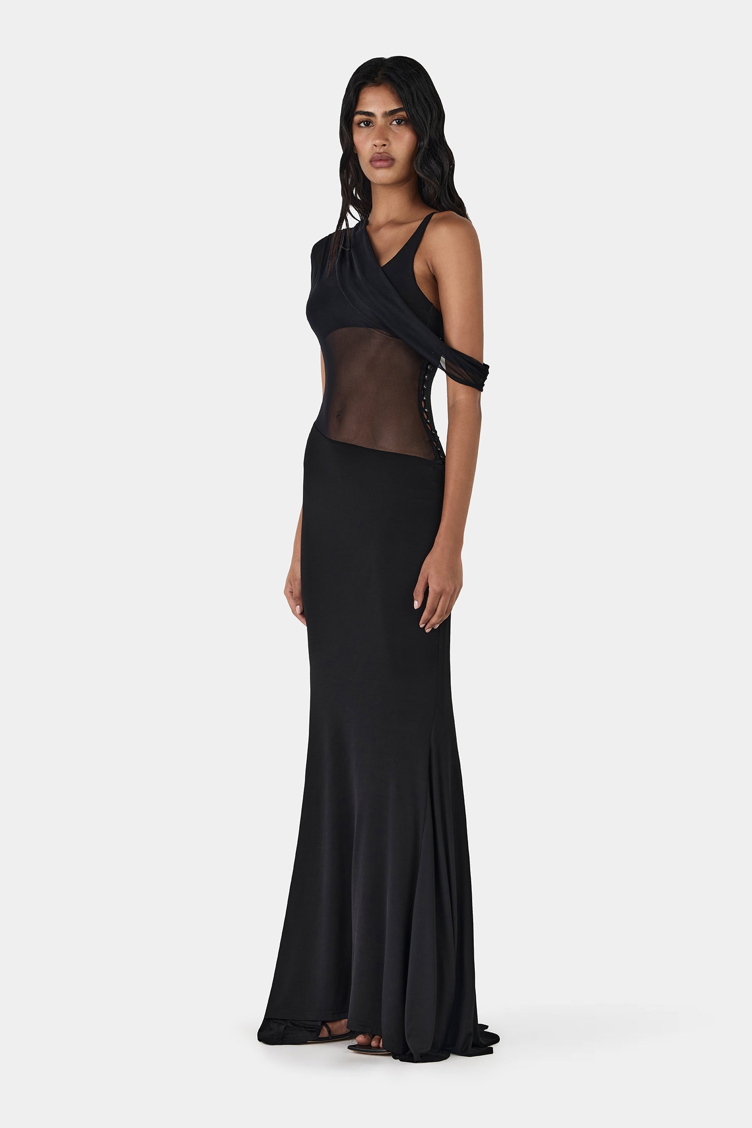 Camille Maxi Dress Black – Hansen & Gretel
