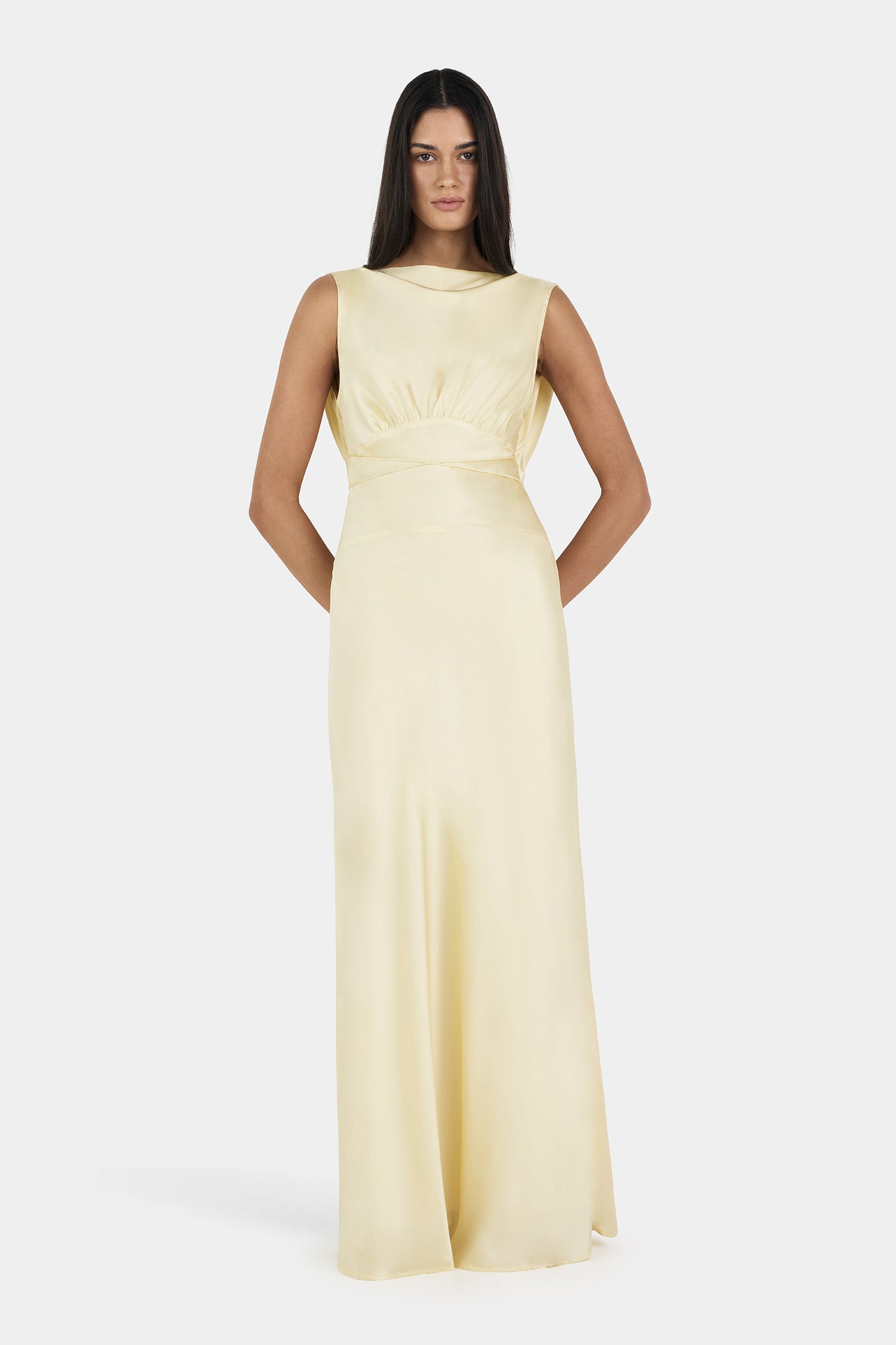 Clara Bias Dress Butter – Hansen & Gretel