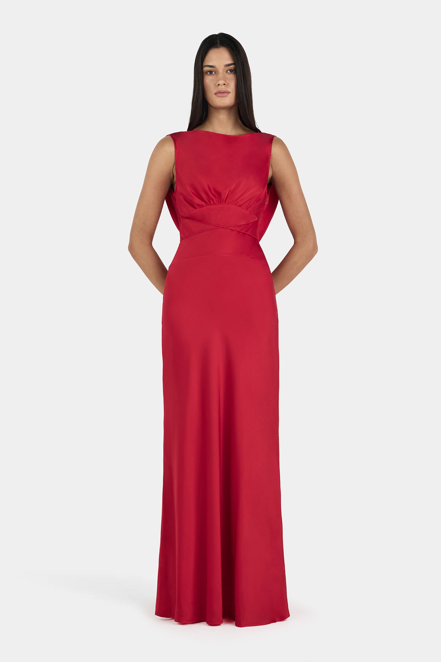 Clara Maxi Dress Samba Red-S SAMBA RED