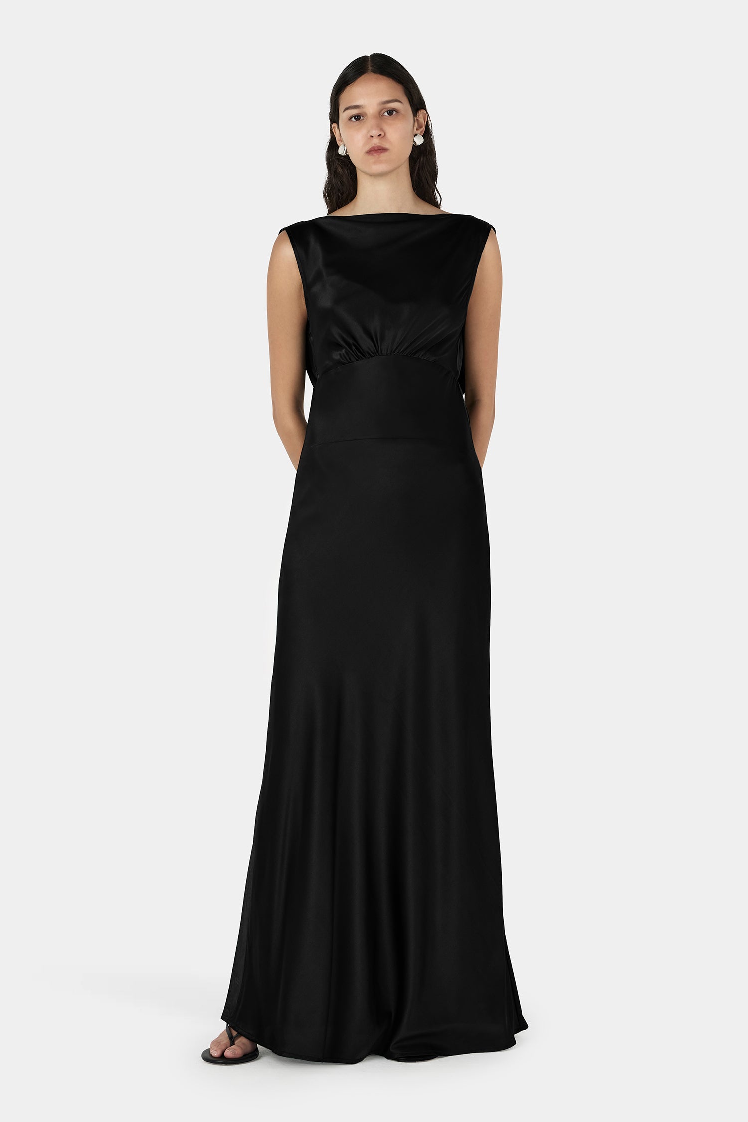 Clara Bias Dress Black – Hansen & Gretel