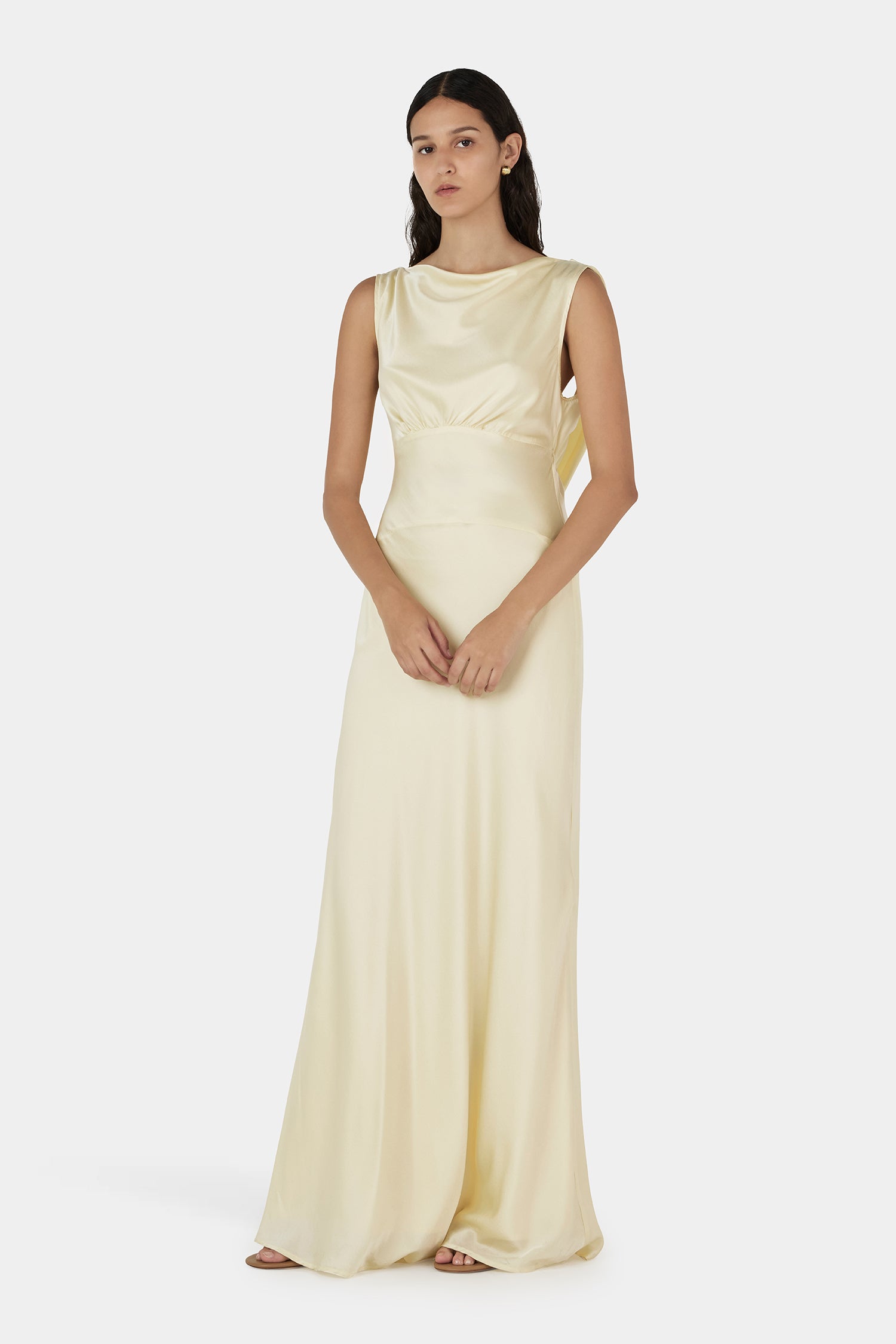 Clara Bias Dress Butter