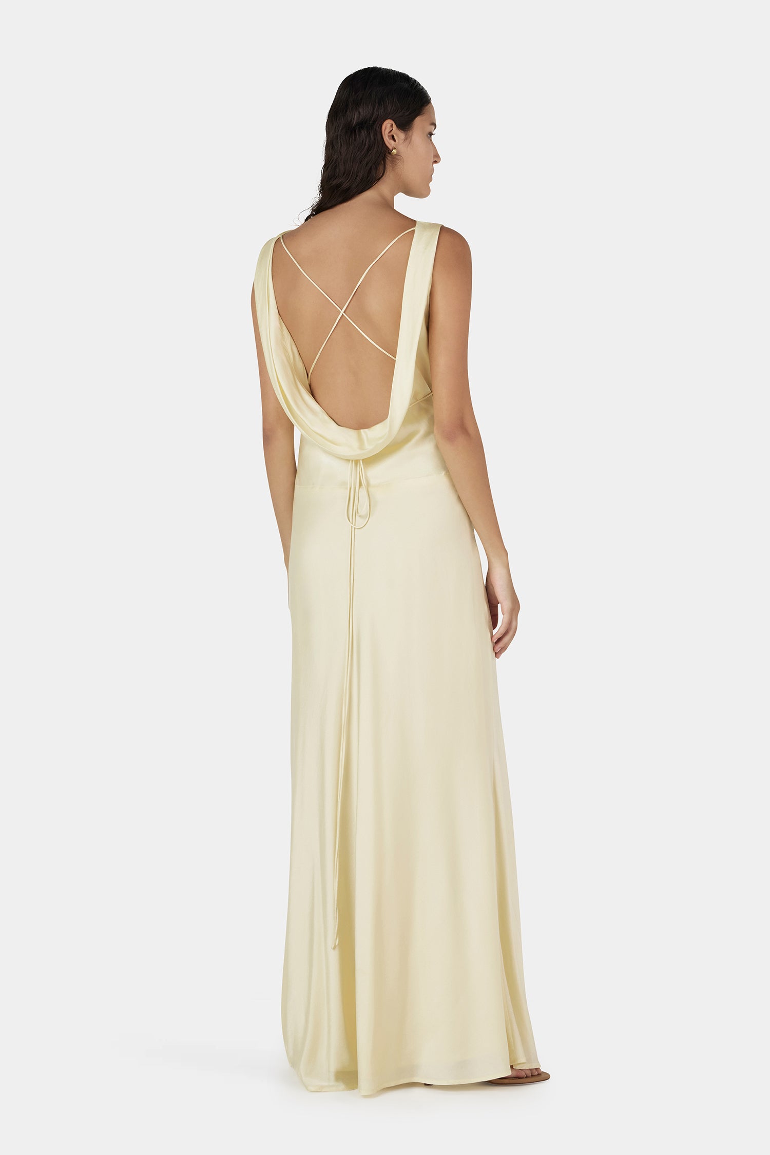 Clara Bias Dress Butter