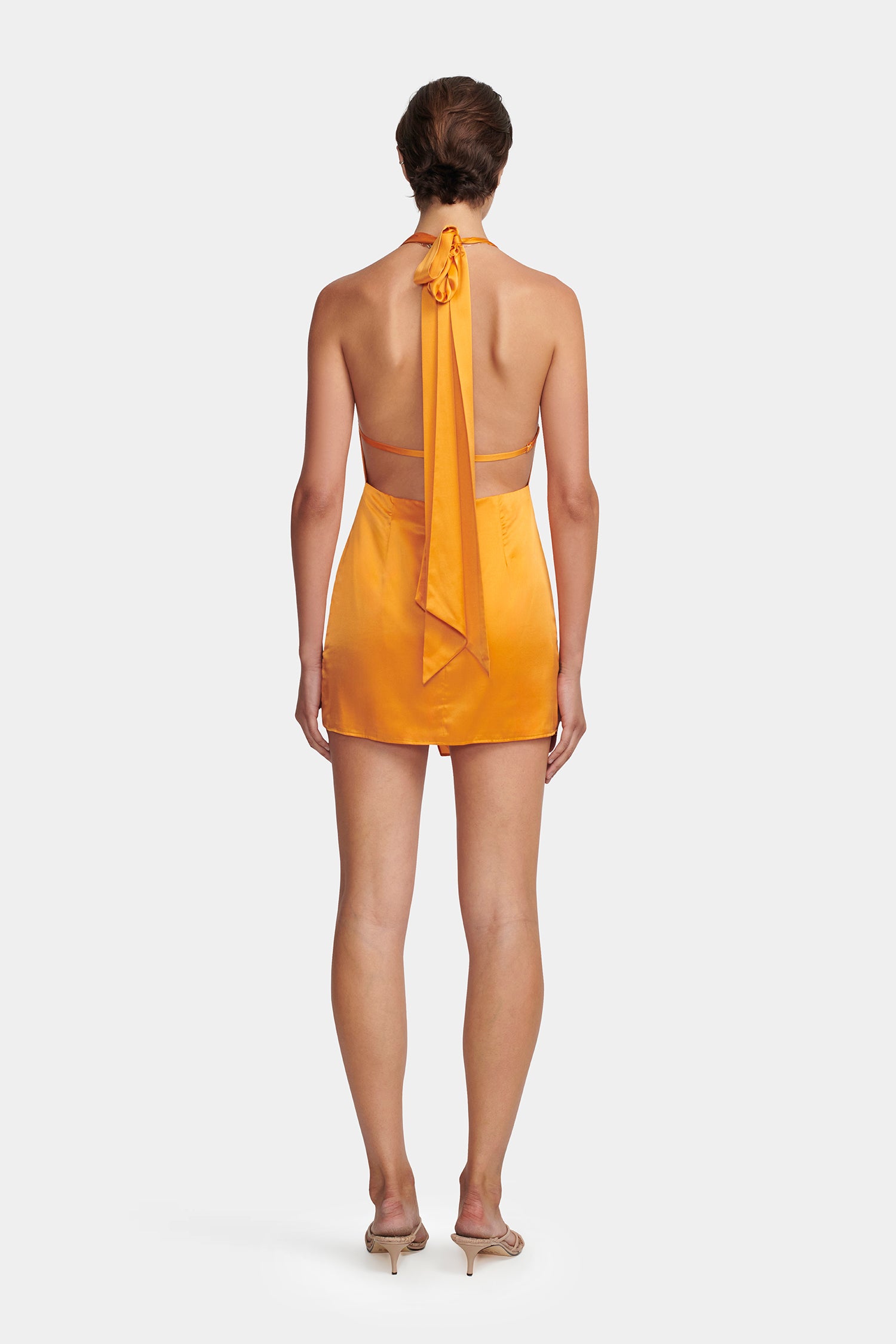 lpa halter tie dress Frankies Bikinis - x JENNIE Solo Halter Mini Dress