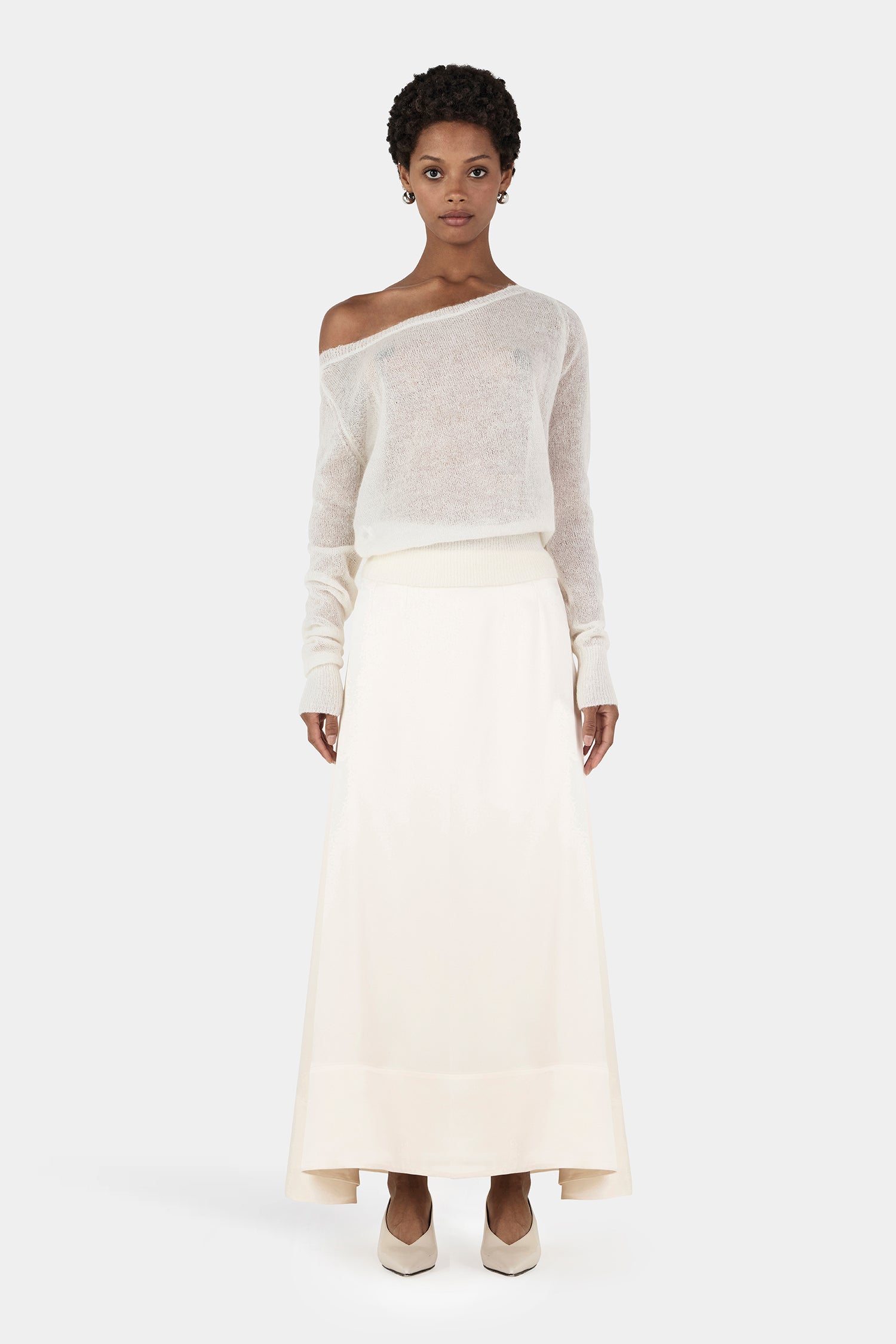 Emmy Knit Top Ivory – Hansen & Gretel