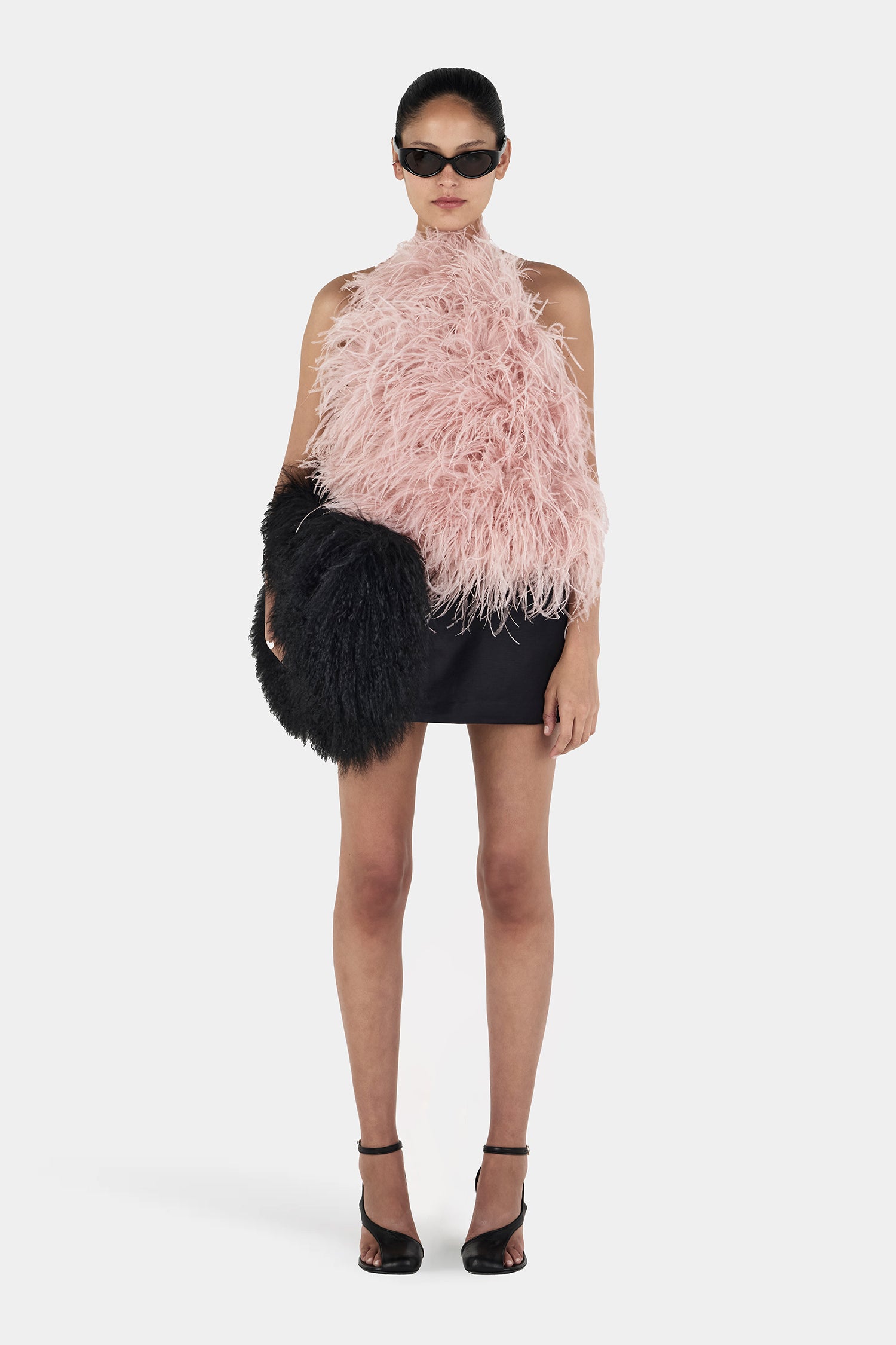 Genie Feather Halter Rose | Women Top | Hansen and Gretel – Hansen 
