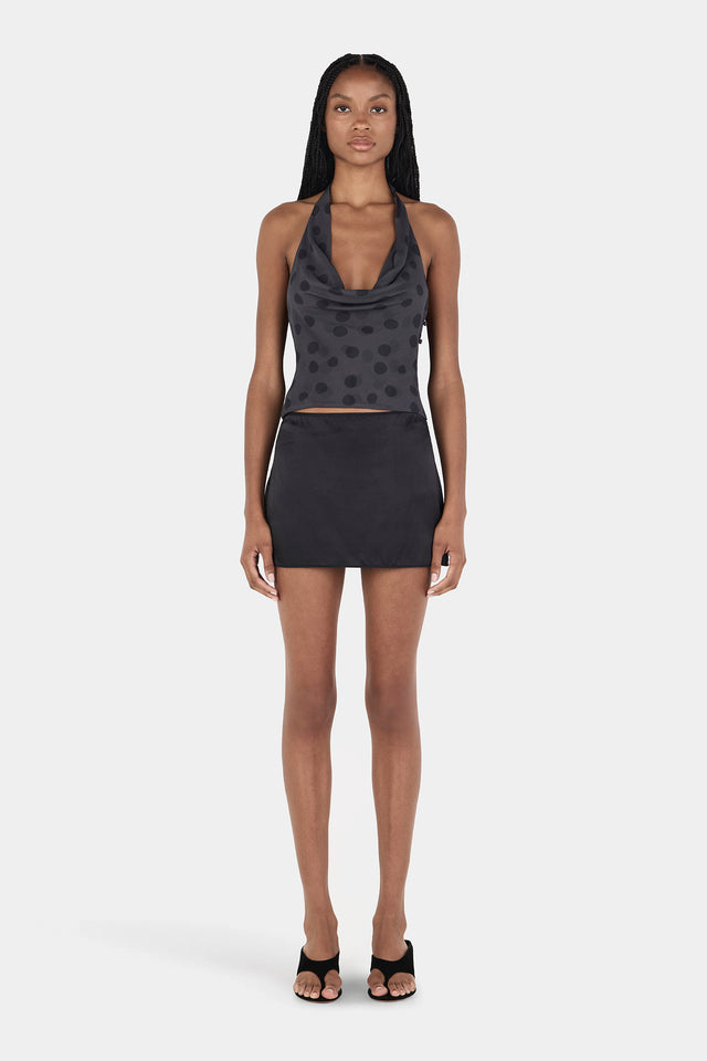 Moss Multi Skirt Black | Women's Skirt | Hansen and Gretel