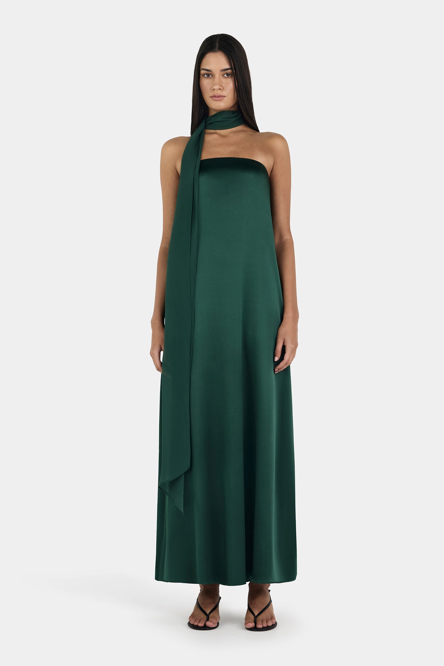 Ischia Dress Pine Green Hansen & Gretel Ischia Dress Pine Green Hansen & Gretel