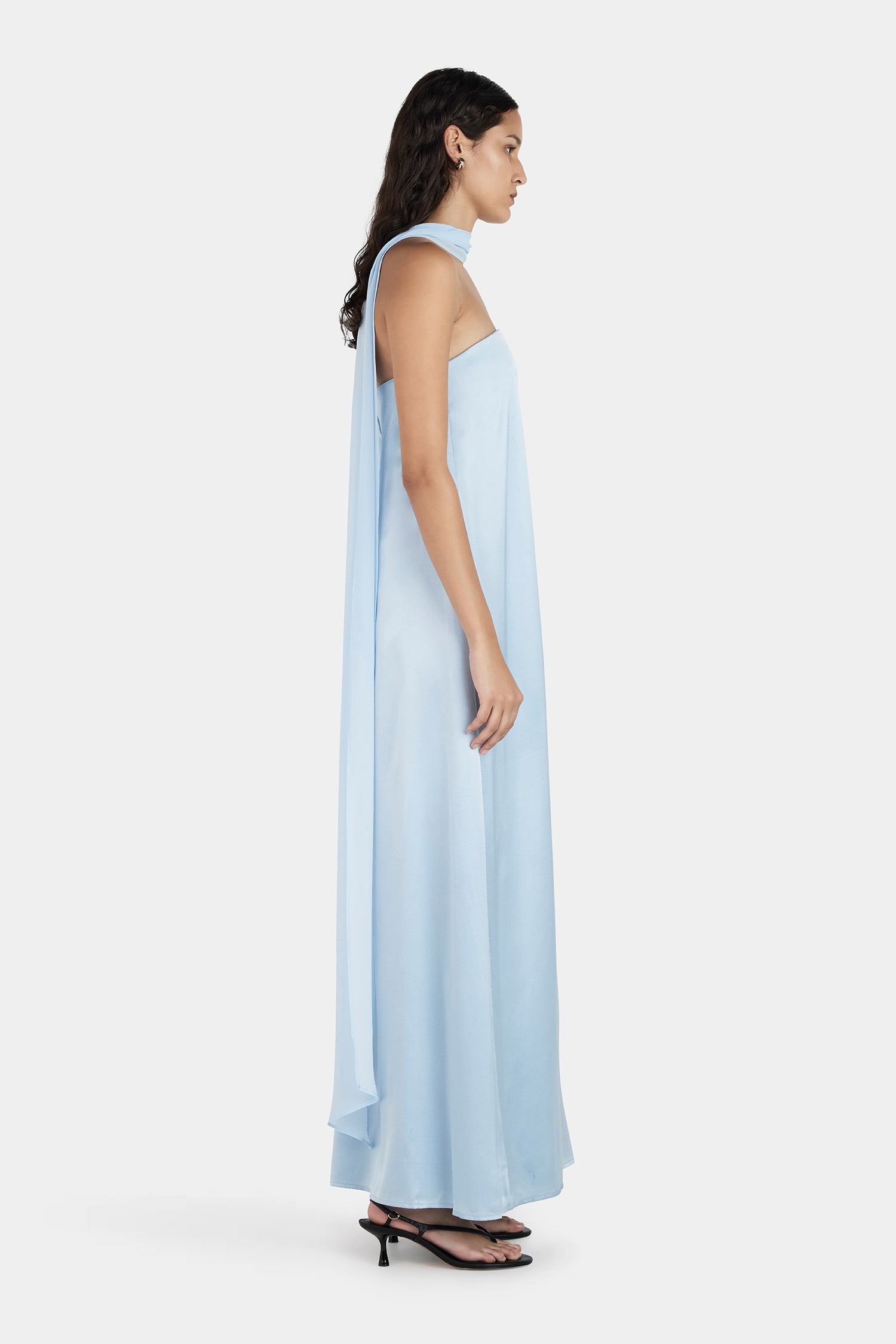 hansen and gretel isla silk dress Laila Silk Maxi Dress Aura-M / AURA