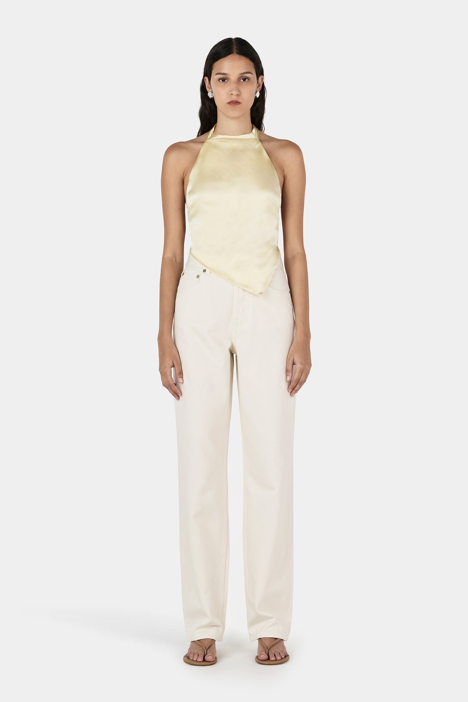 Sabina Drawstring Midi Skirt Lemon – Hansen & Gretel