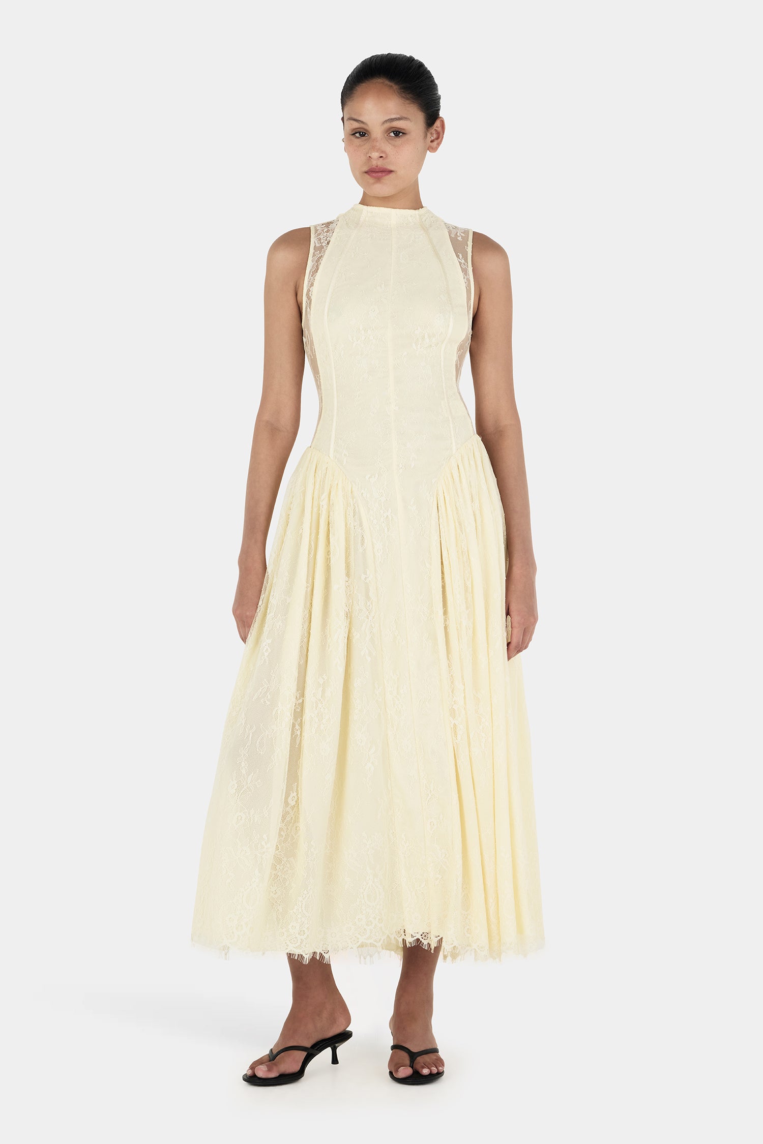 Juliette Lace Dress Butter-L / BUTTER Juliette Lace Dress Butter-L / BUTTER