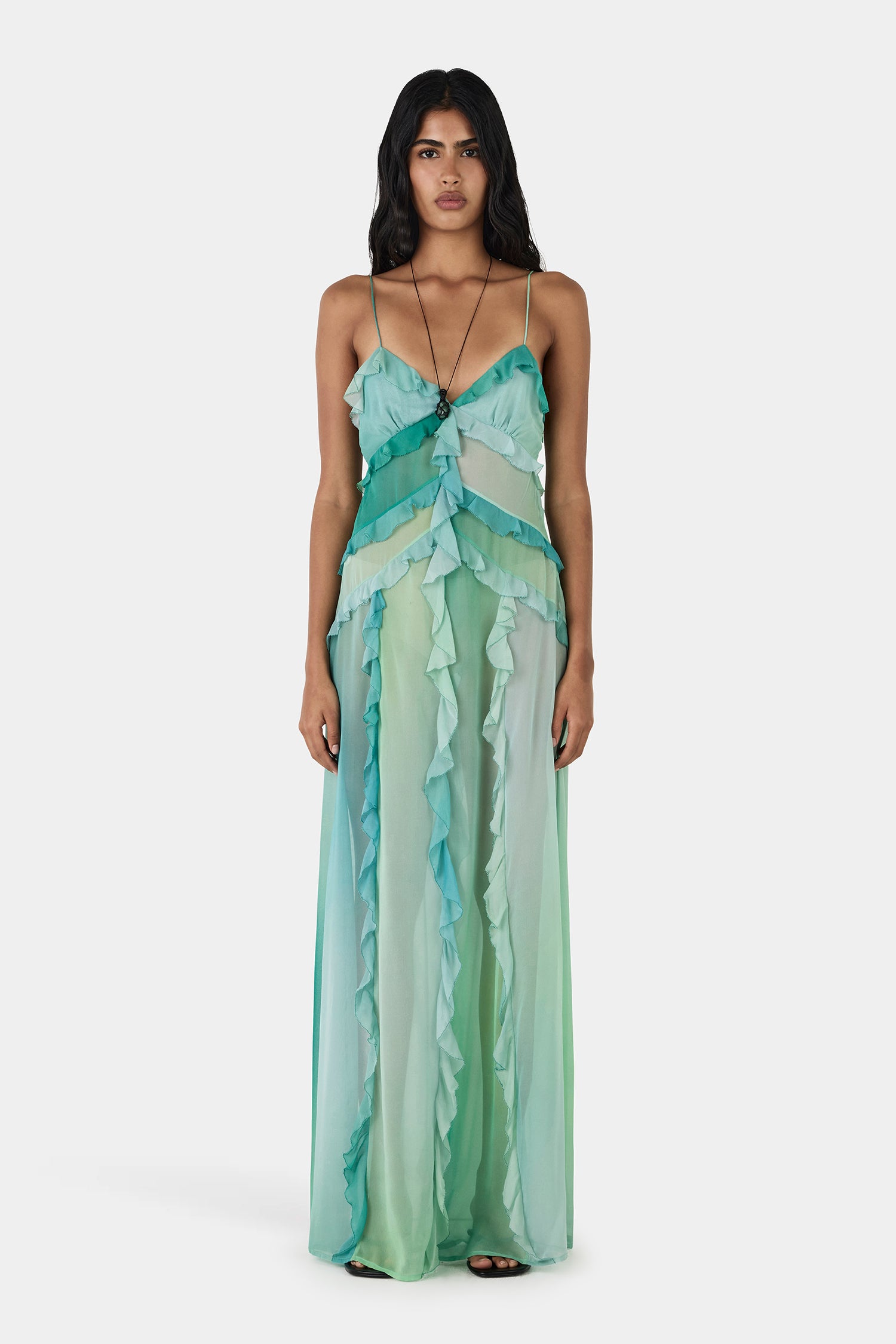 luxalina maxi dress Laila Silk Maxi Dress Aura – Hansen & Gretel