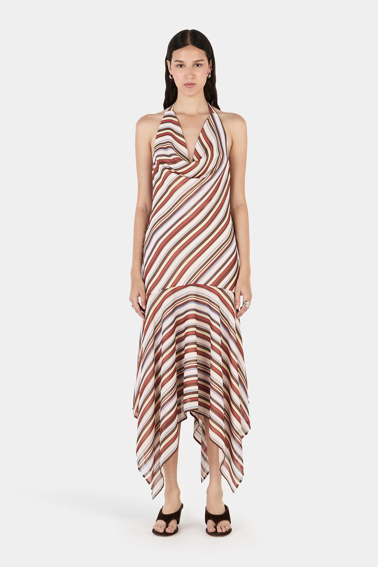 Mara Halter Dress Stripe-M / STRIPE