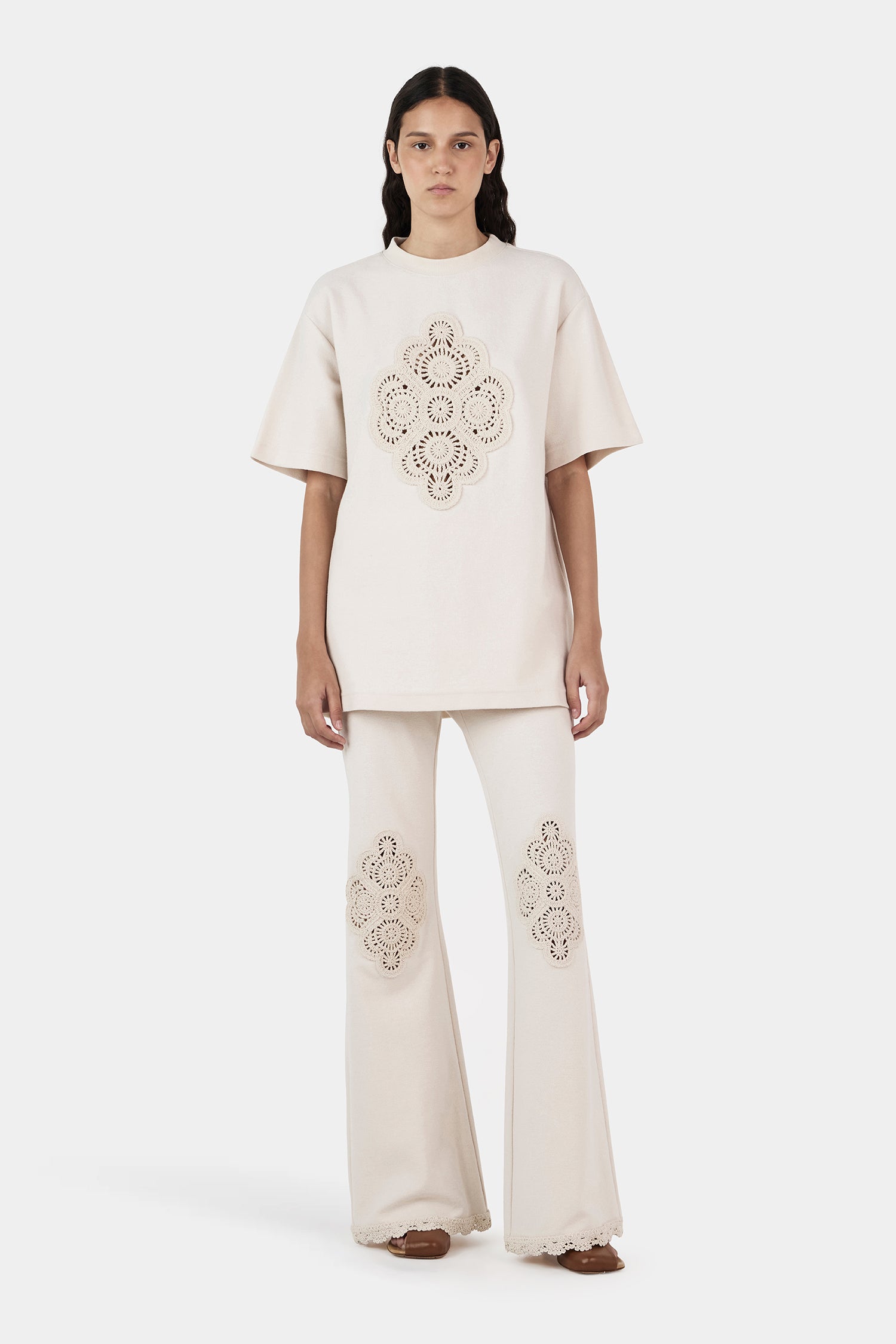 Marley Crochet Shirt Sandstone – Hansen & Gretel