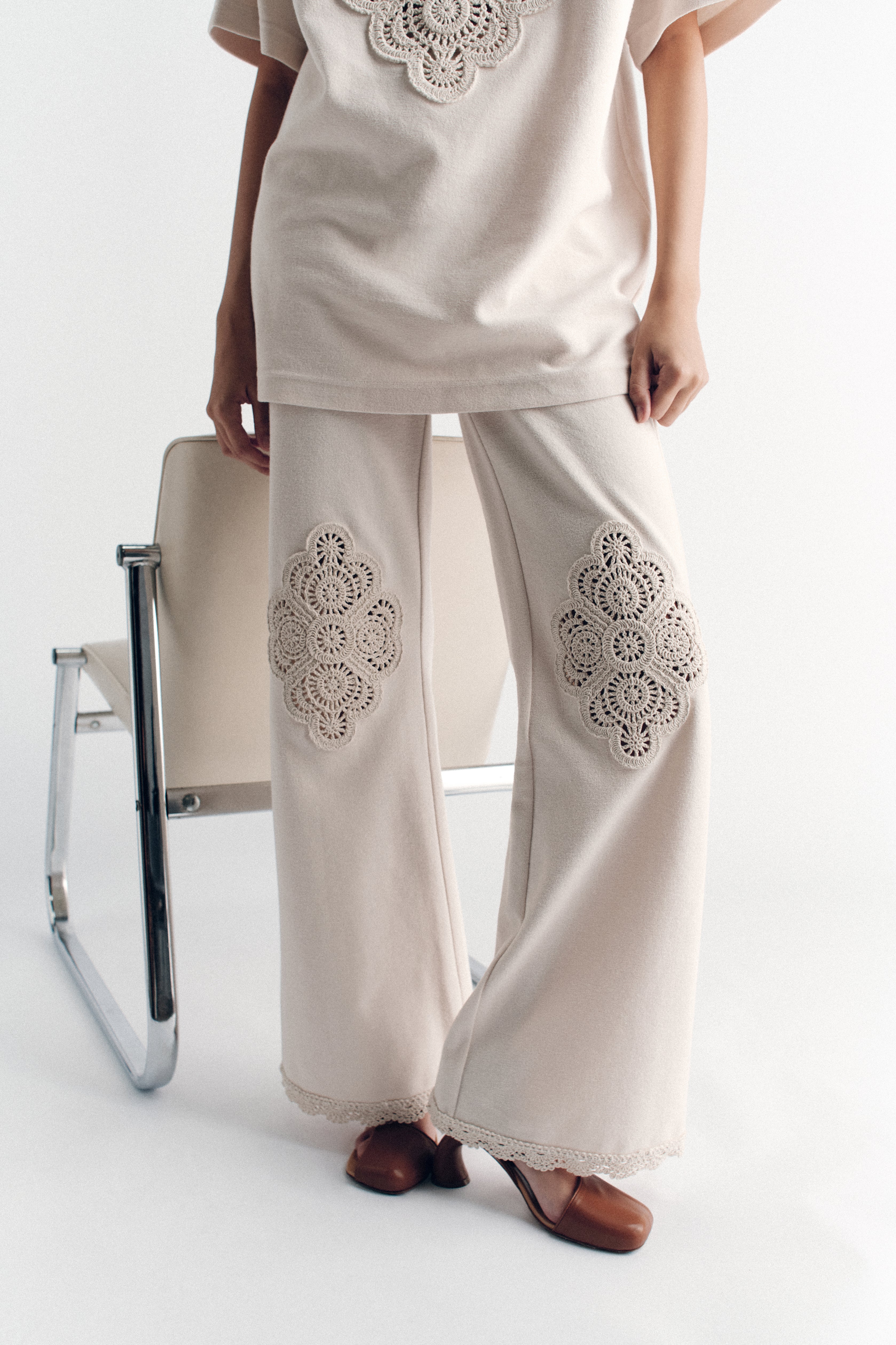 Breeze Crochet Pant Sandstone – Hansen & Gretel