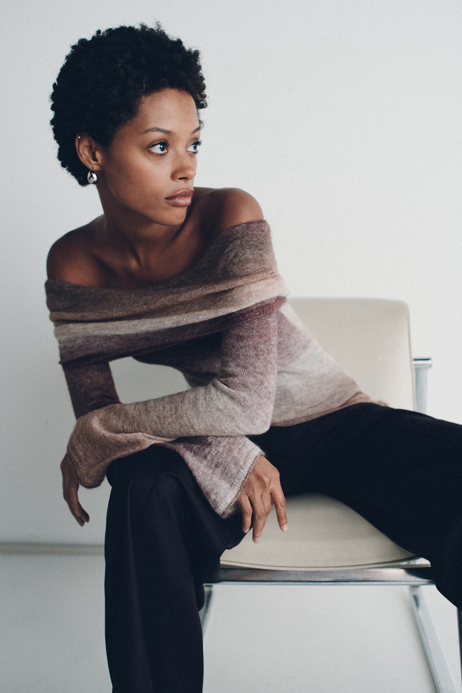 Naziree Knit Top Mocha Marle – Hansen & Gretel