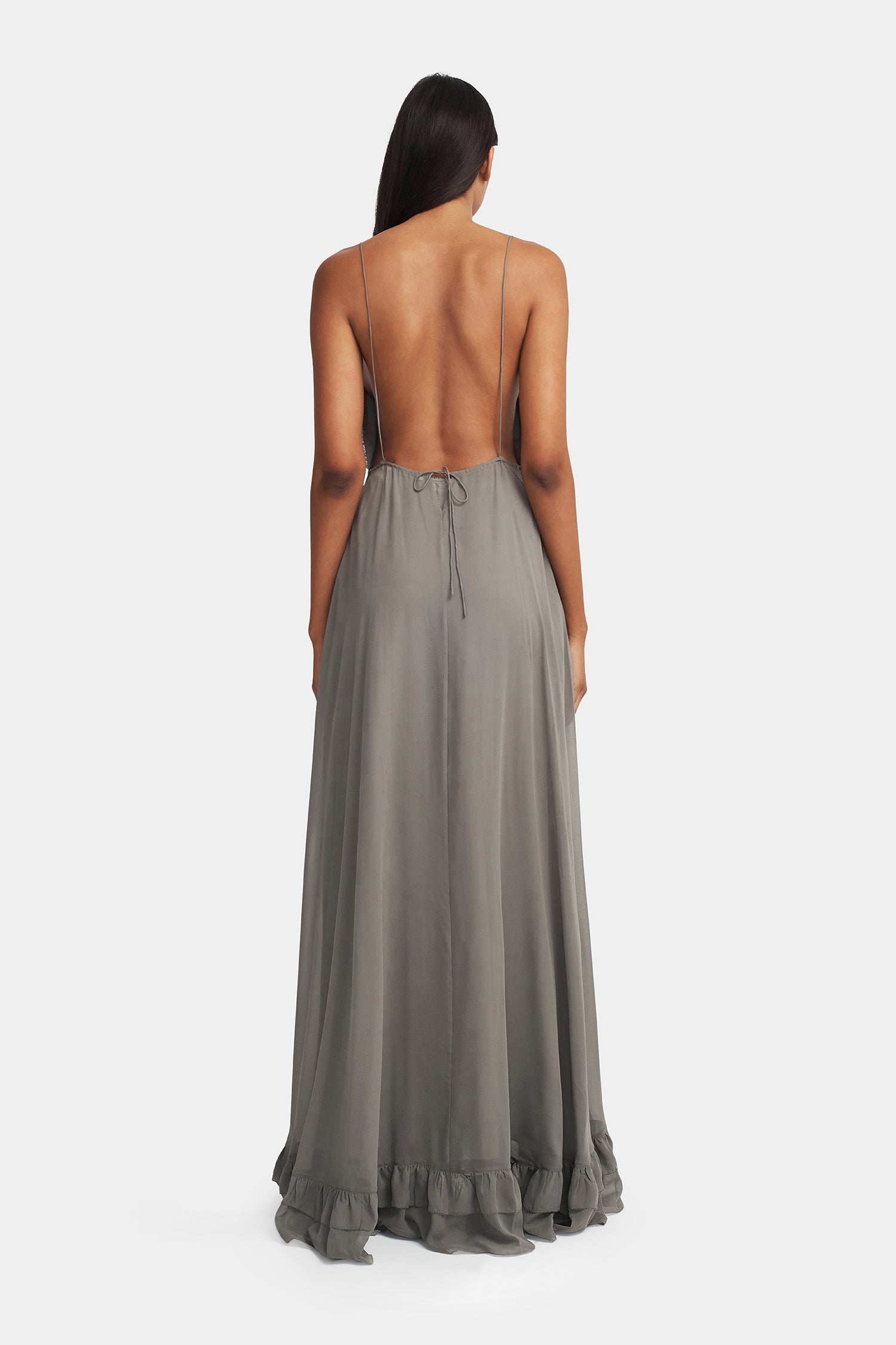 Nicks Gown Dusty Olive