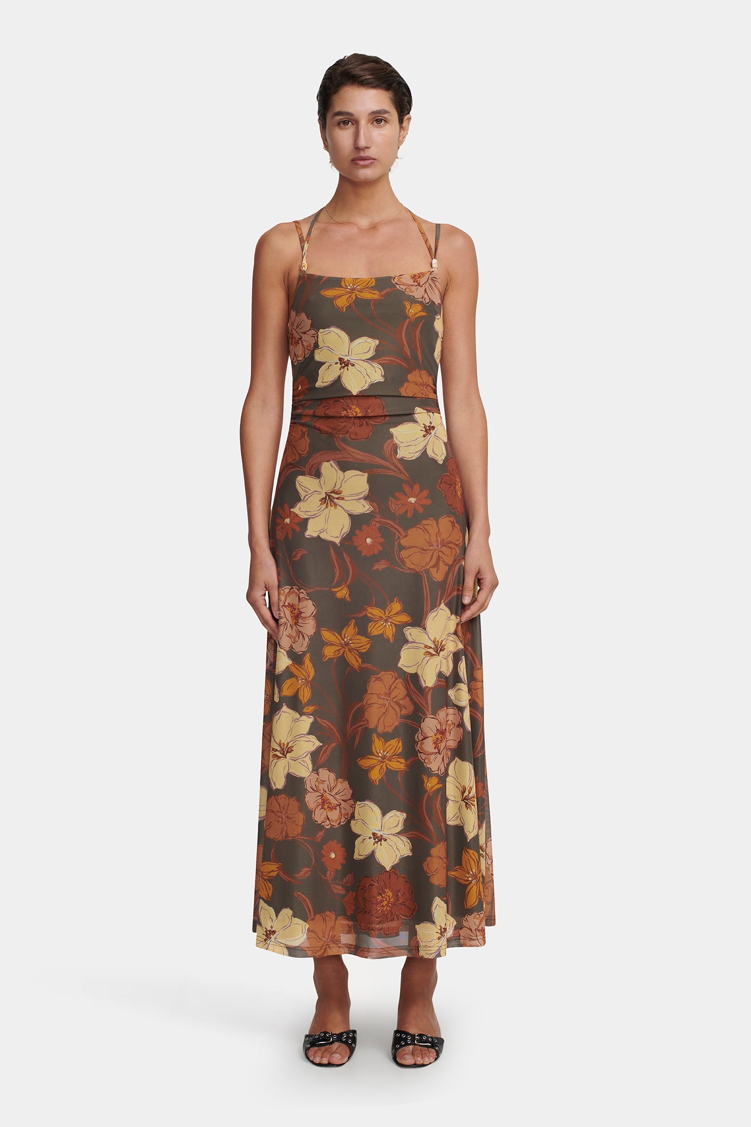 Odessa Maxi Dress Moss Floral-XXS / MOSS FLORAL Odessa Maxi Dress Moss Floral-XXS / MOSS FLORAL