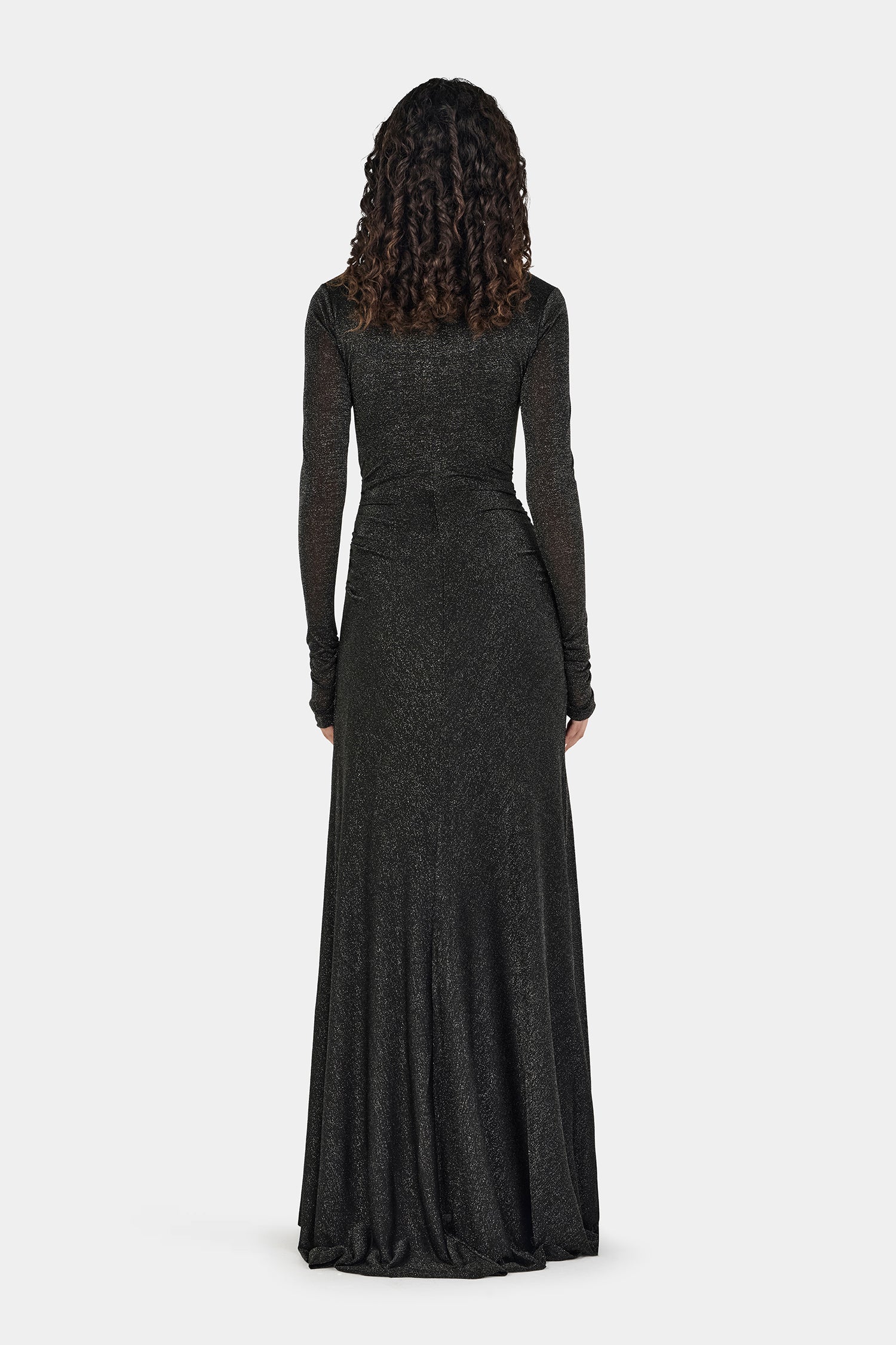 charcoal grey maxi dress Phoebe Maxi Dress Charcoal Lurex | Women Maxi Dress