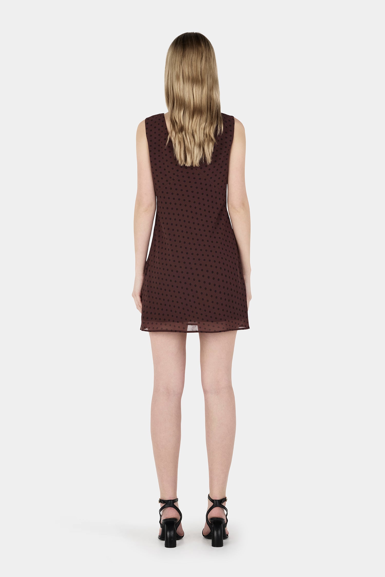 Quinn Mini Dress Chocolate Polka – Hansen & Gretel