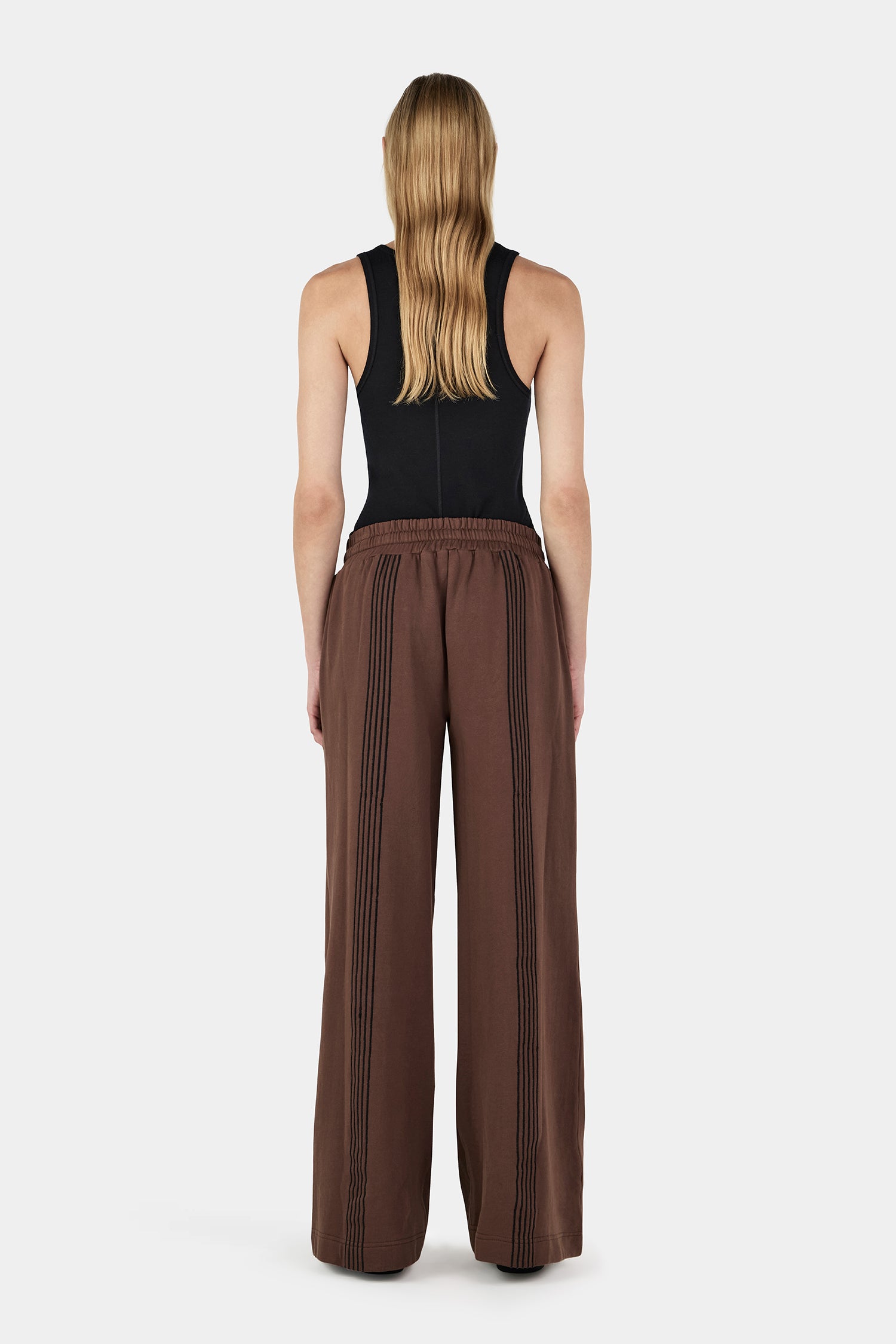 Jac Embroidered Track Pant Chocolate – Hansen & Gretel