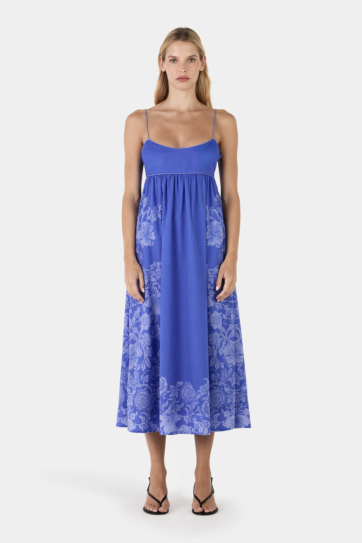 Sadie Midi Dress Baja Bloom – Hansen & Gretel