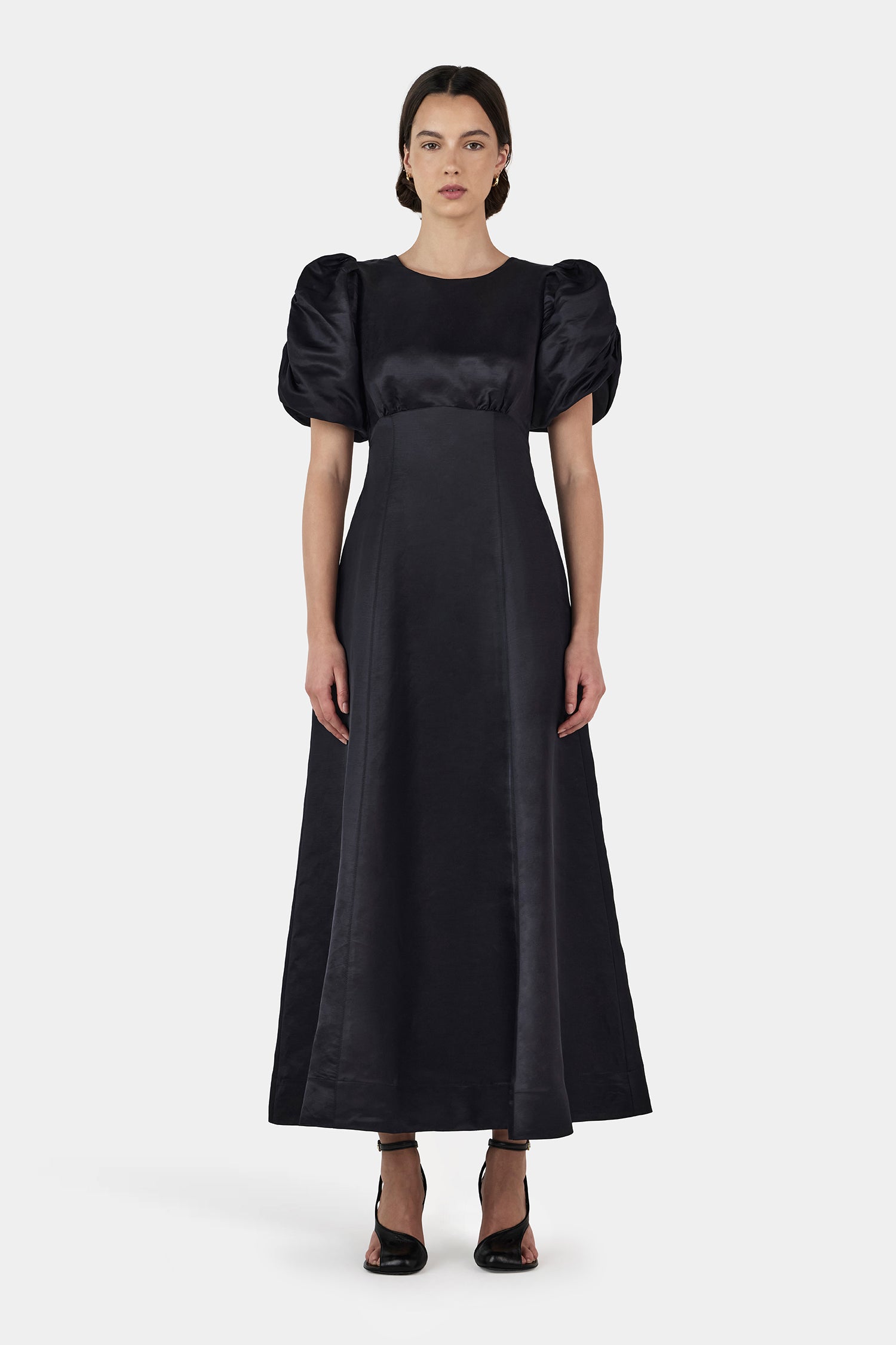 Selena Maxi Dress Black-M / BLACK