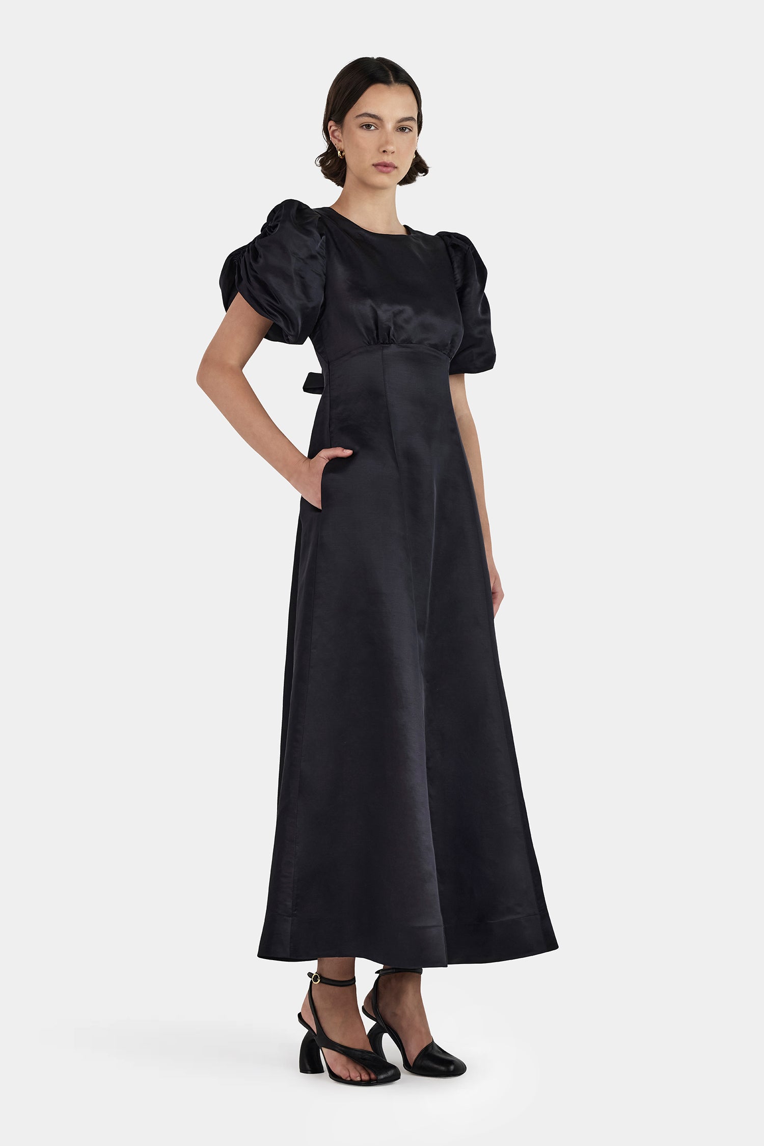 Selena Maxi Dress Black – Hansen & Gretel