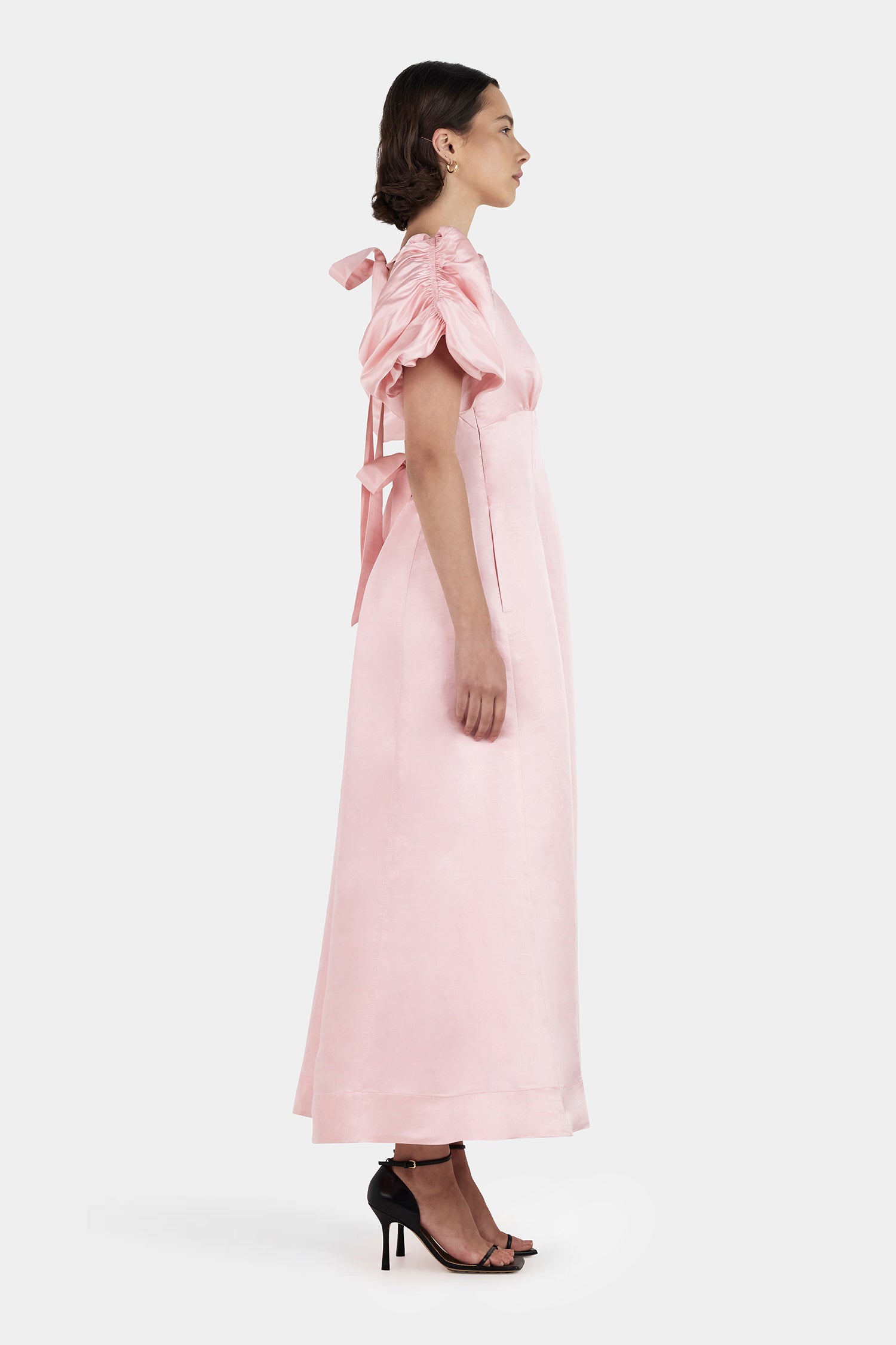 Selena Maxi Dress Soft Pink – Hansen & Gretel