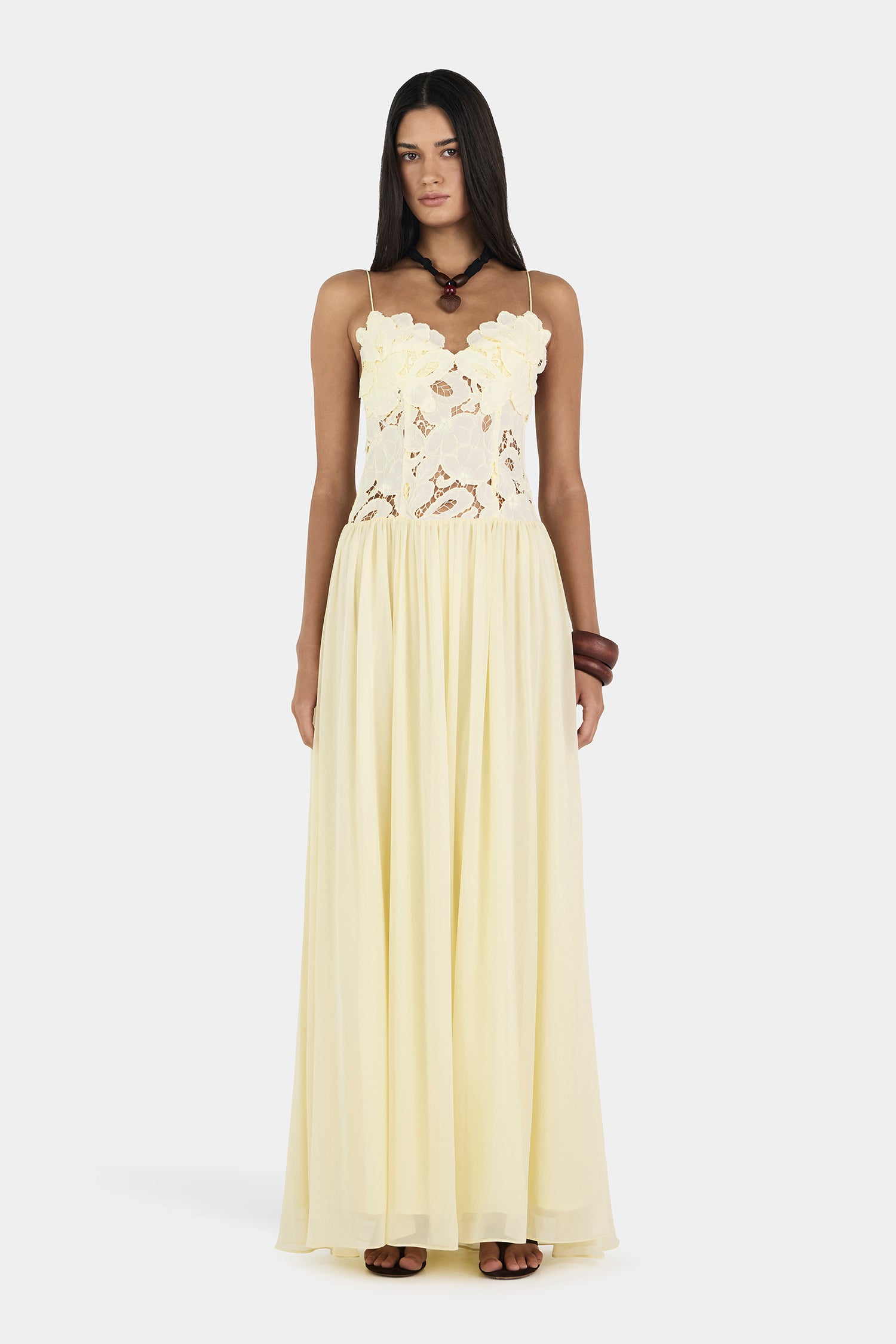 Stephanie Maxi Dress Butter-L / BUTTER