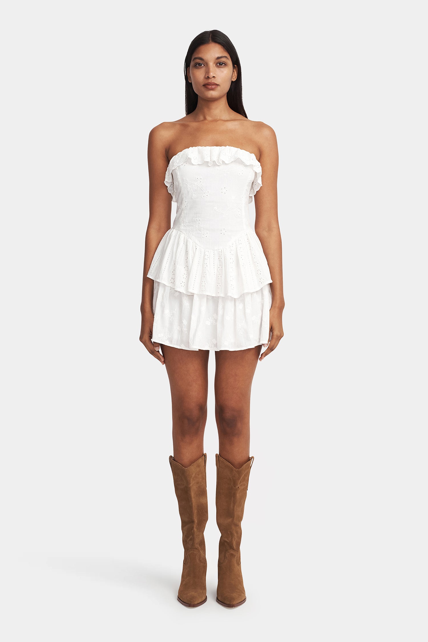 hansen and gretel mini dress Martina Mini Dress Green-L / GREEN
