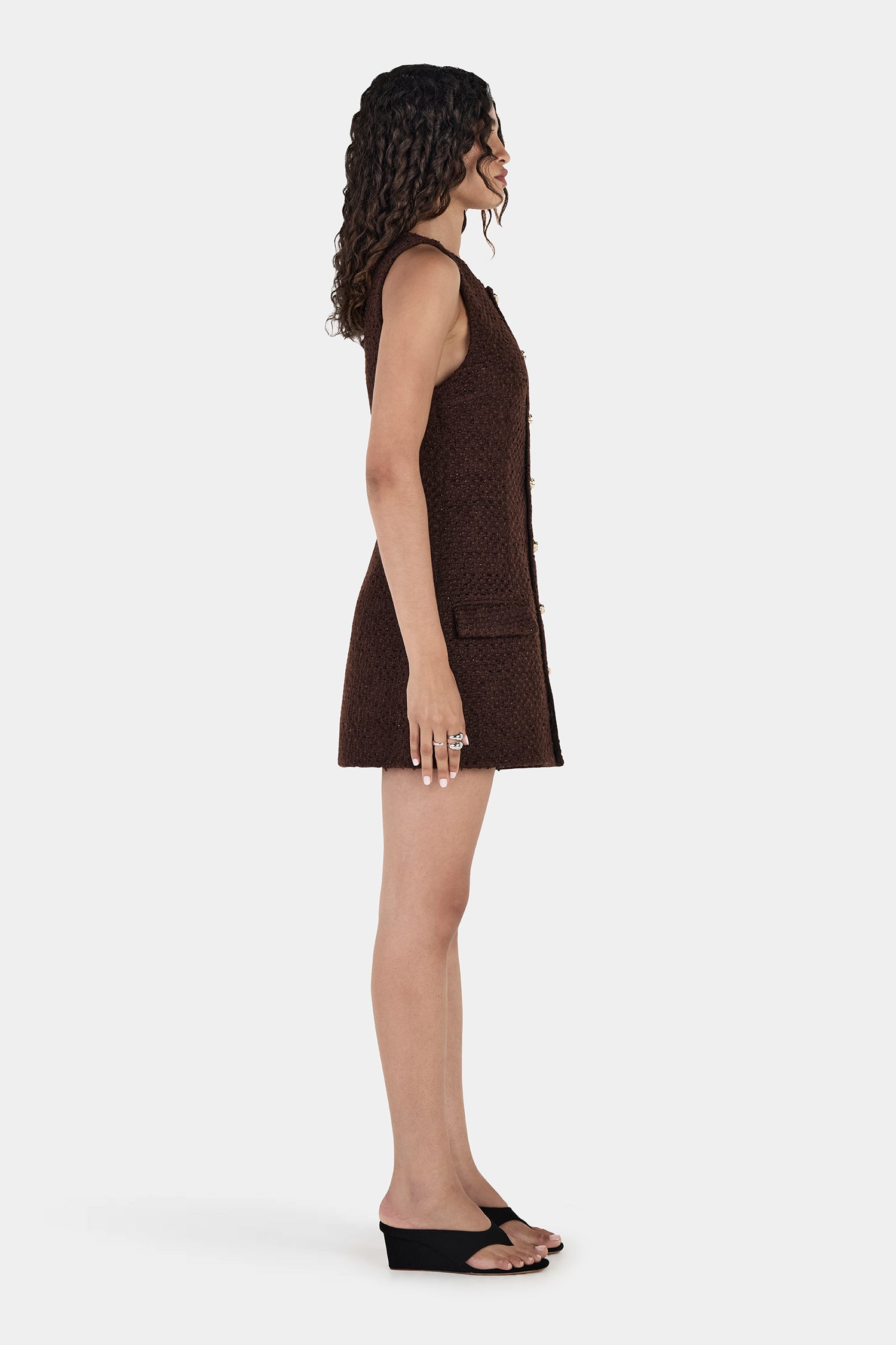 Vanessa Mini Dress Nutmeg – Hansen & Gretel