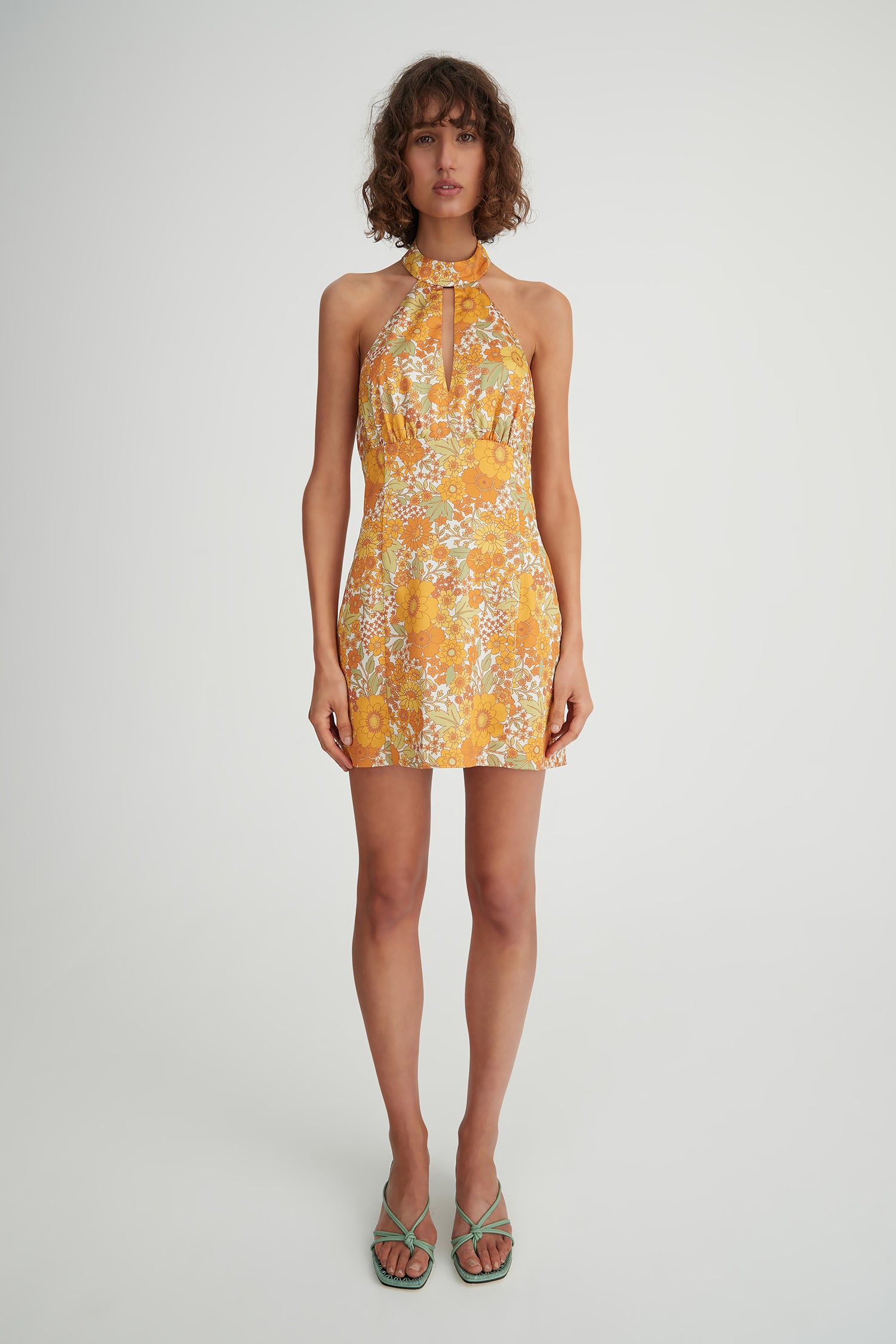 Cindy Dress Sunshine Floral XS SUNSHINE FLORAL