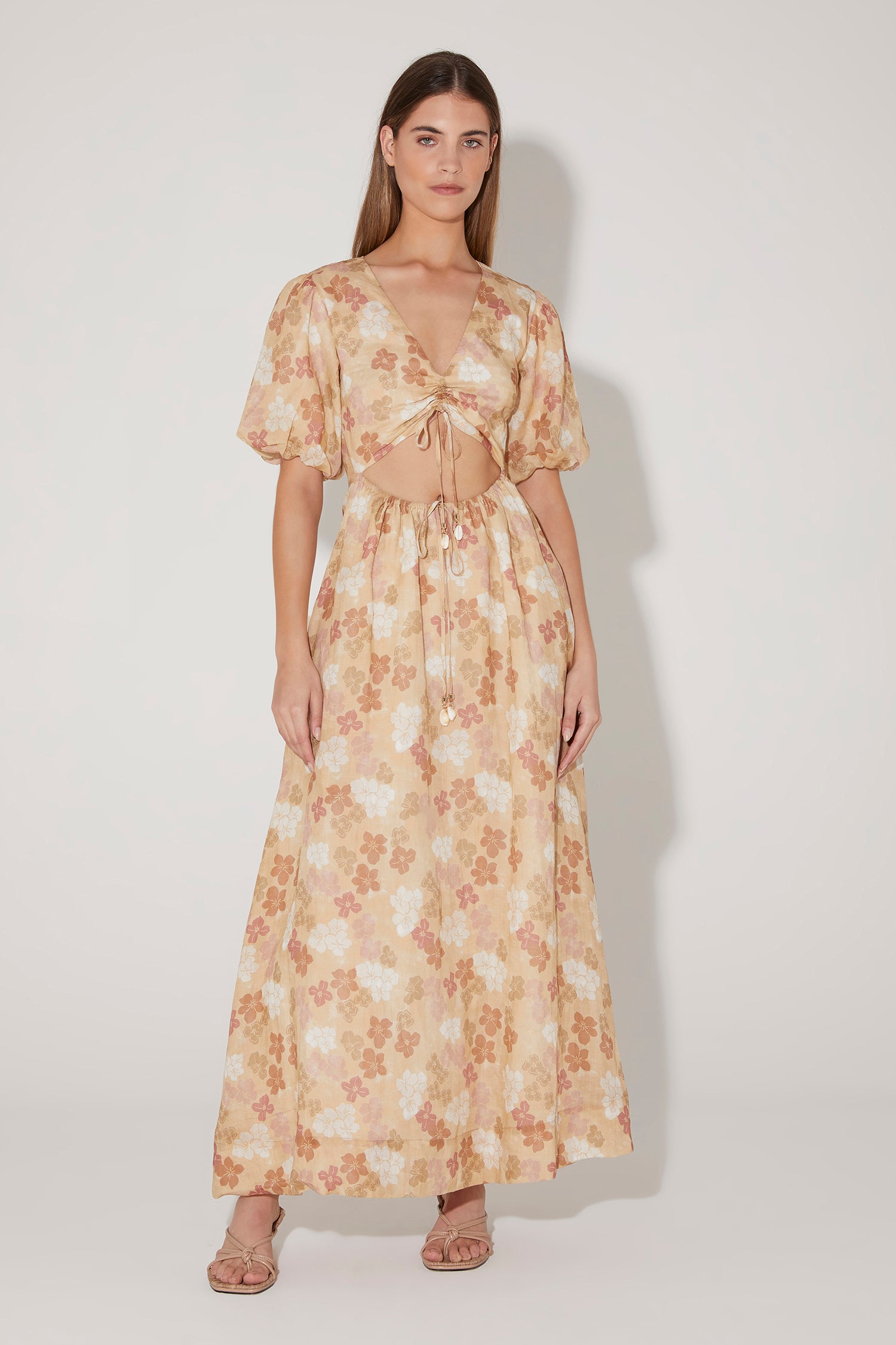 Cordelia midi dress new arrivals in multicolor