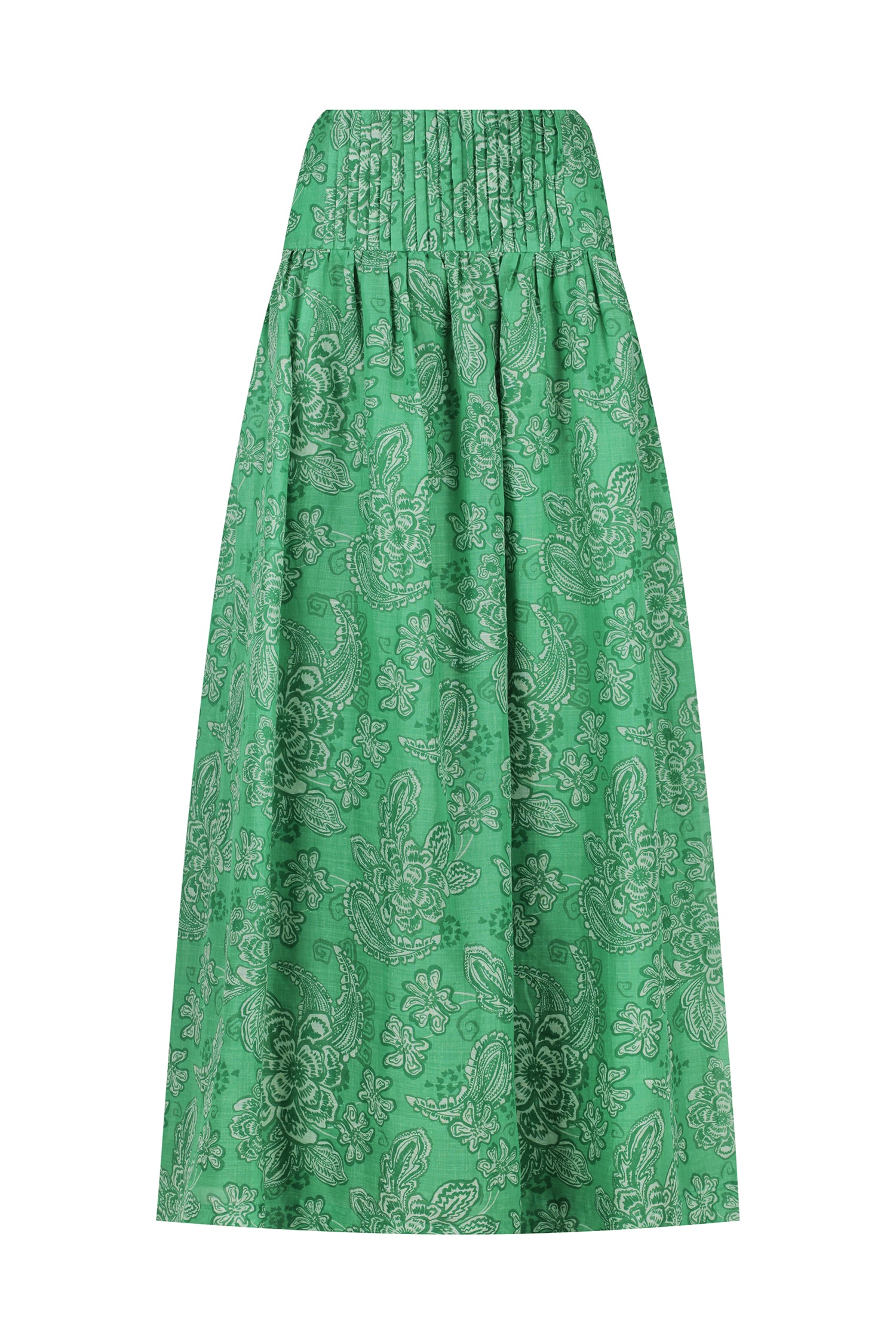 Green maxi skirt 7 little best sale words