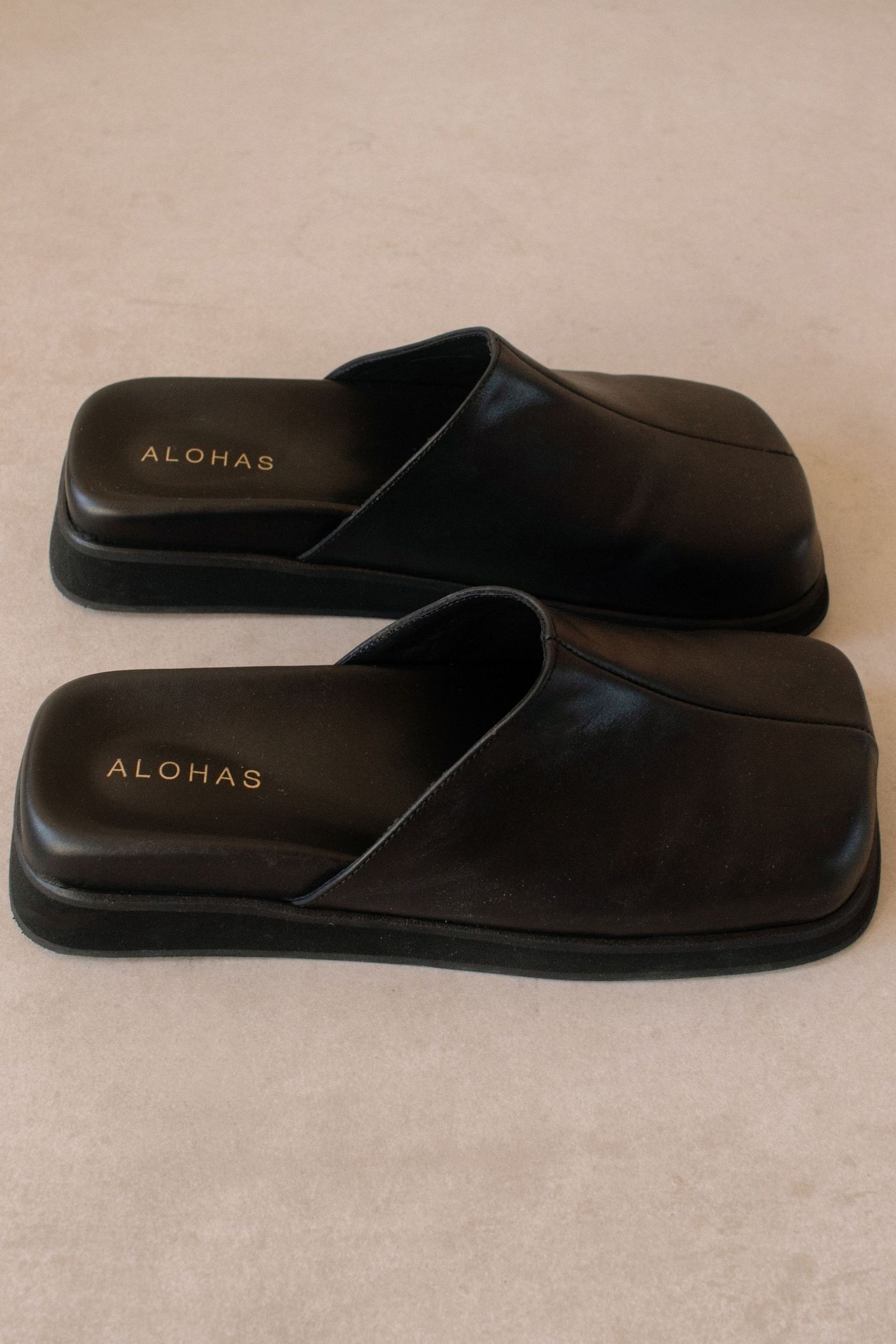 Alohas Whiz Clog Black Hansen Gretel